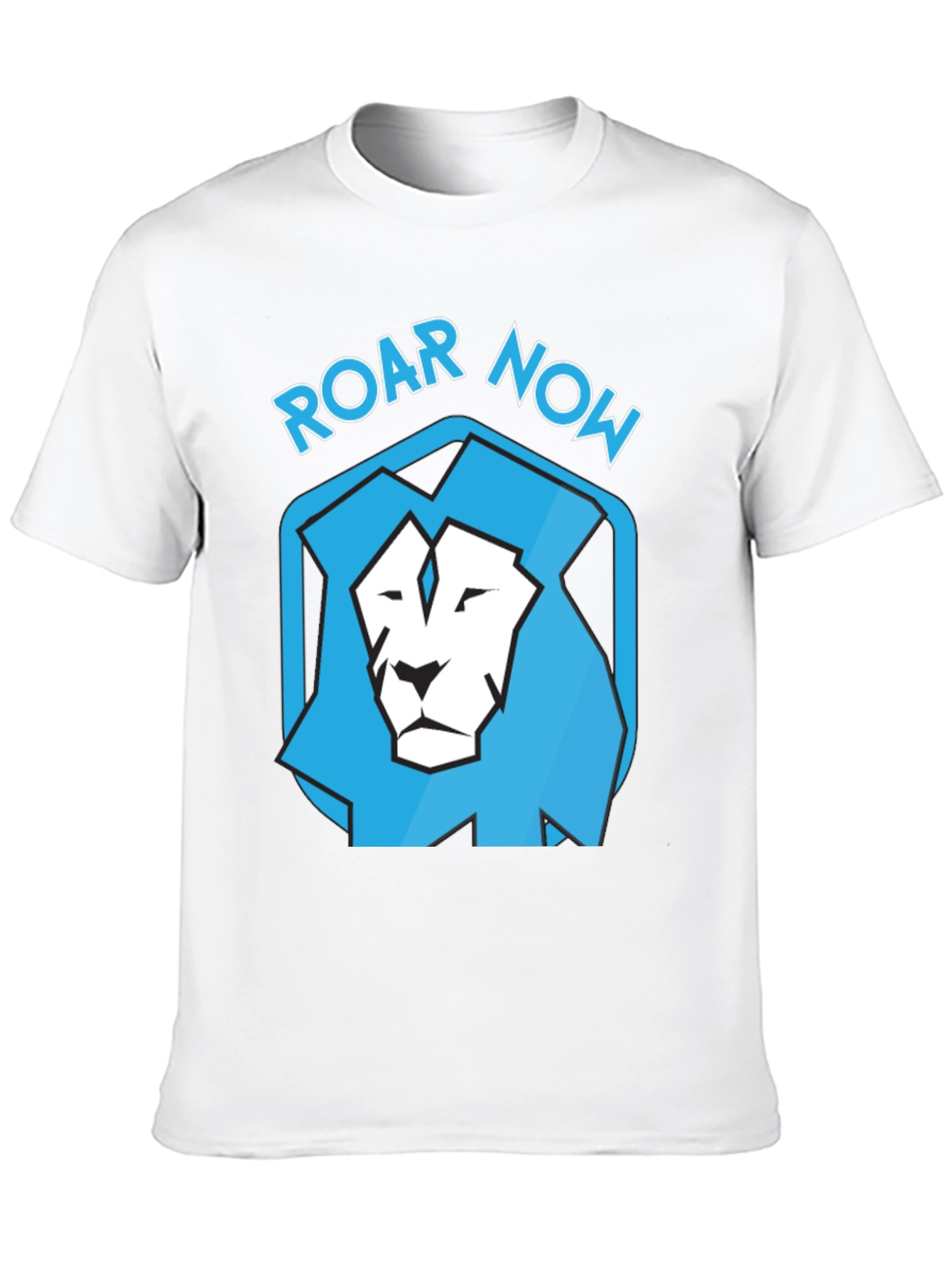 Black Roar Now Graphic Tee - Lion Design view 10