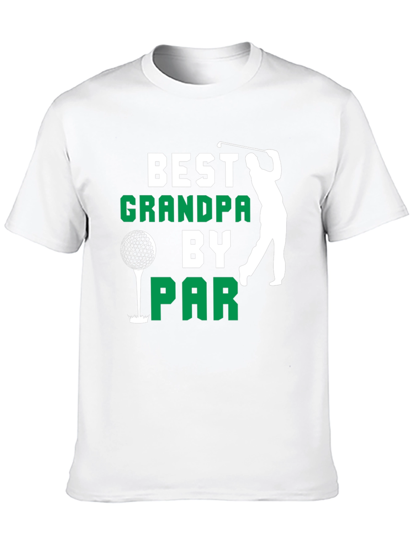 Black Best Grandpa By Par Golf T-Shirt view 10