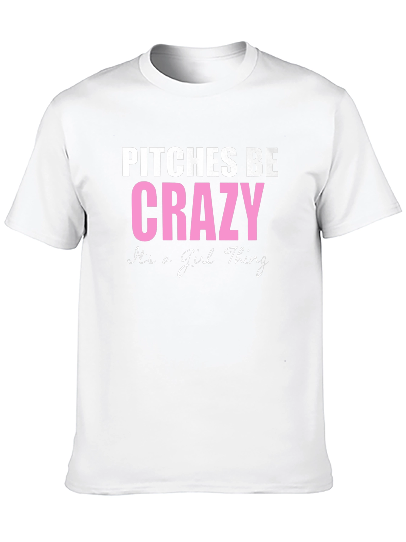 Black Pitches Be Crazy Graphic T-Shirt - Funny Slogan Tee view 10