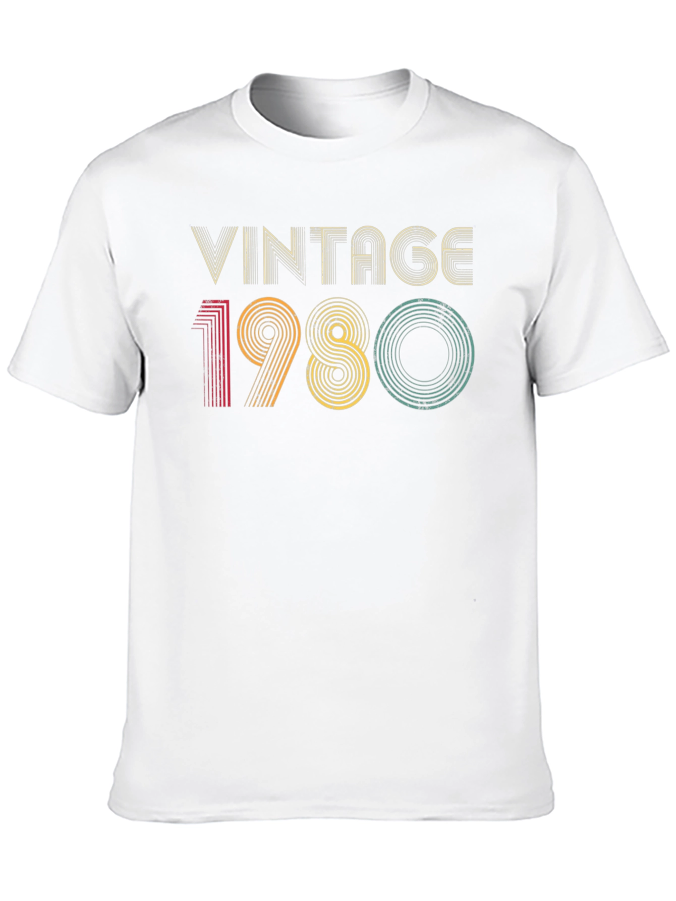 Black Vintage 1980 Graphic T-Shirt - Retro Style view 10