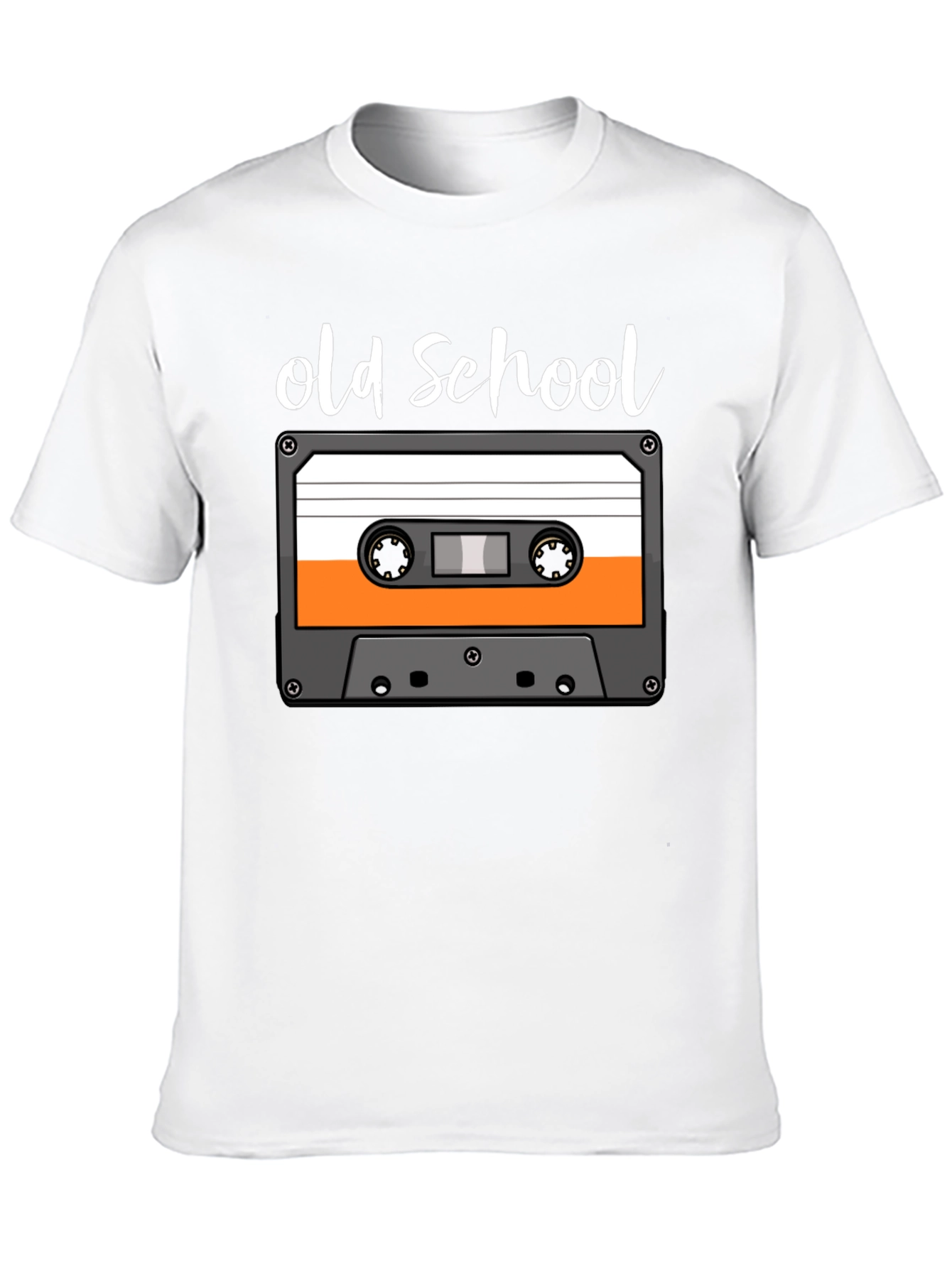 Black Old School Cassette Tape Graphic Tee view 10