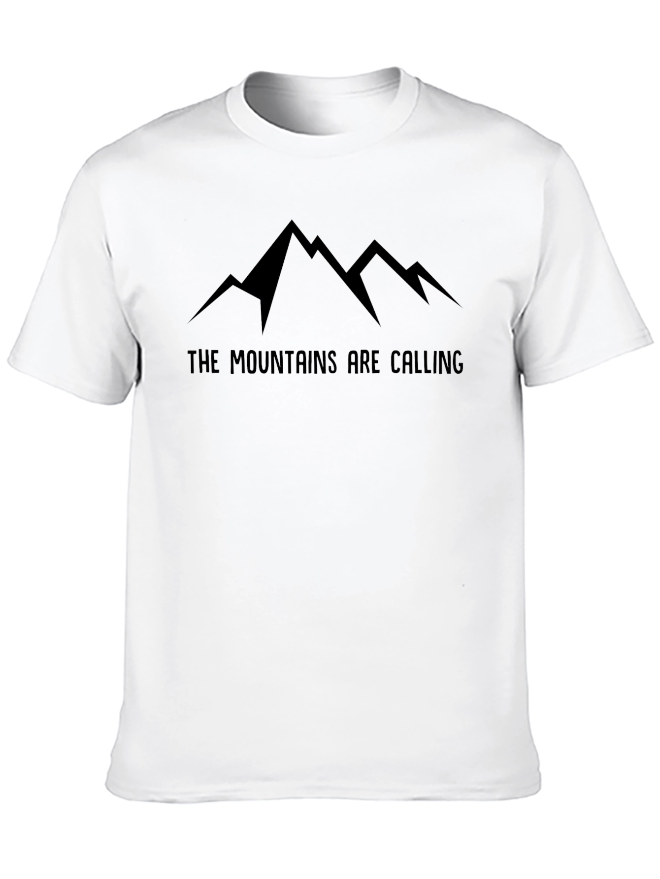 Black Mountains are Calling Black Graphic Tee view 10