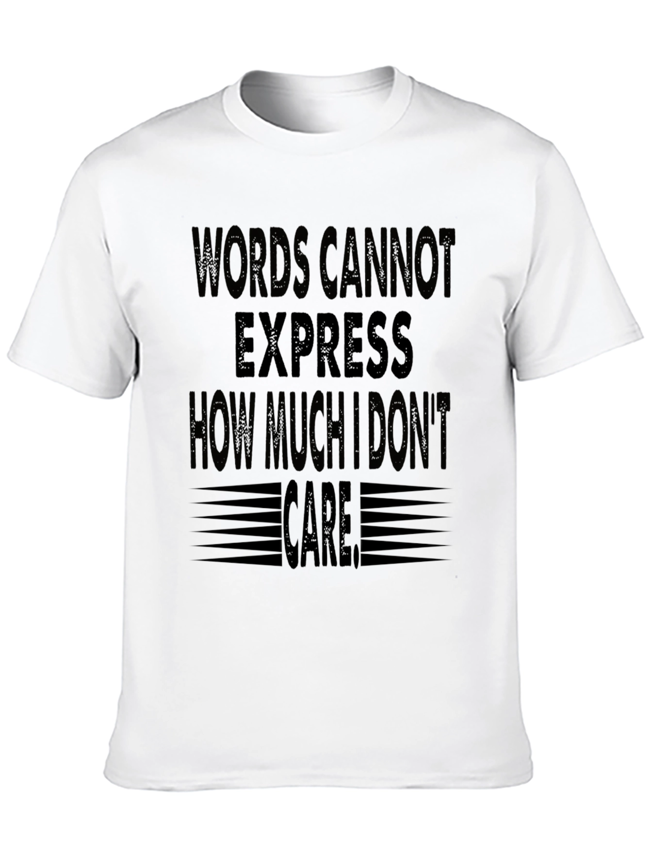 Black Words Cannot Express Funny Graphic T-Shirt view 10