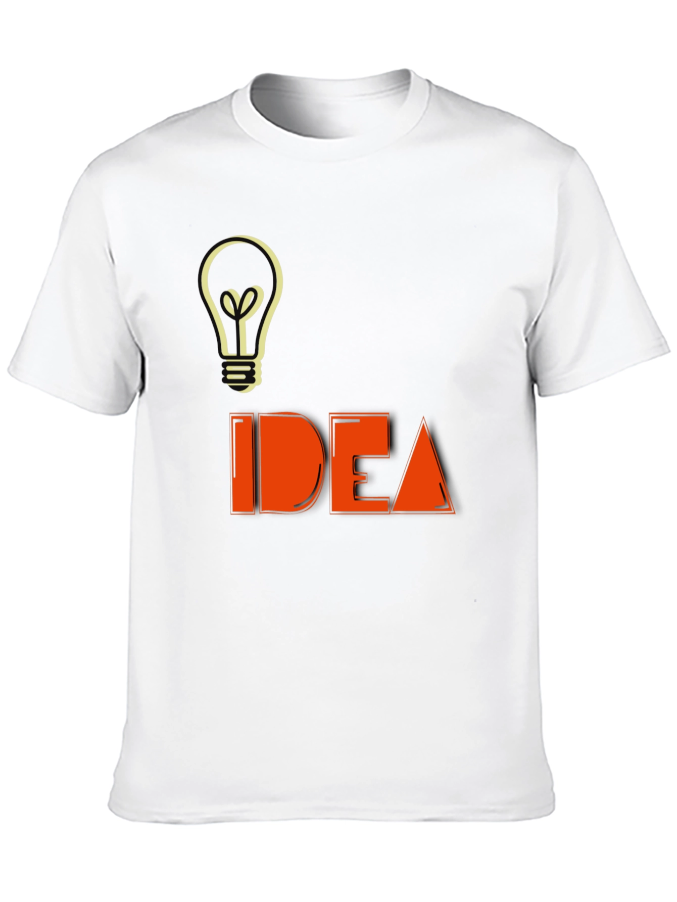 Black Idea Light Bulb Graphic Tee - Think Outside the Box view 10
