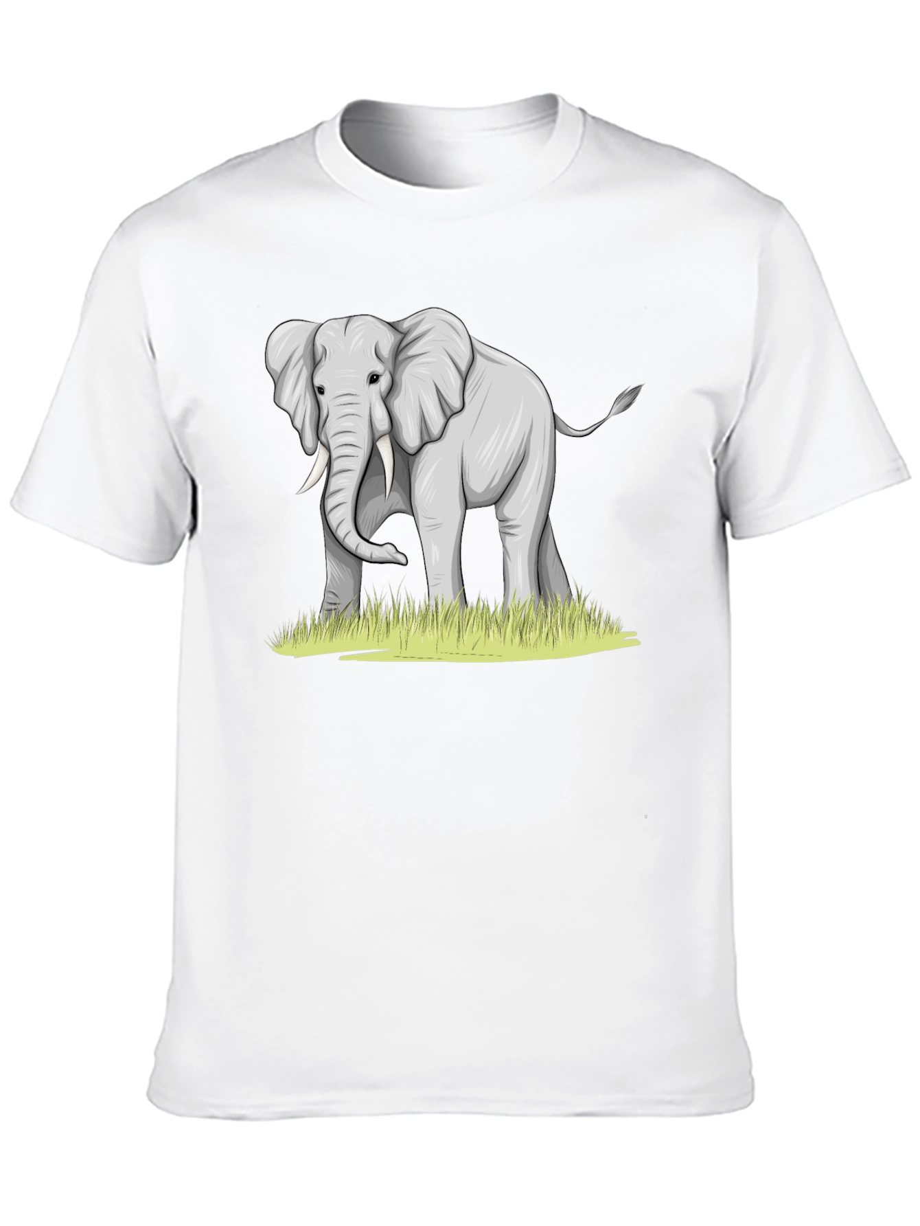 Black Elephant Graphic Tee - Black Casual Comfort view 10