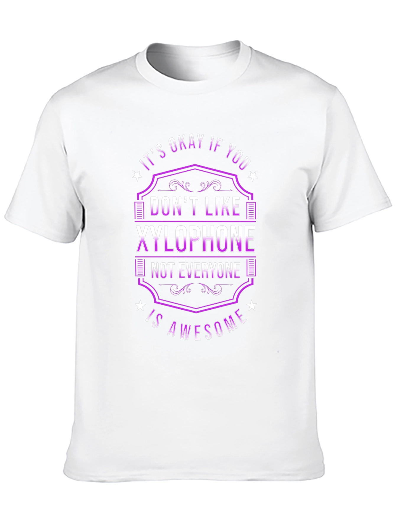 Black Xylophone Lover T-Shirt - Not Everyone is Awesome! view 10