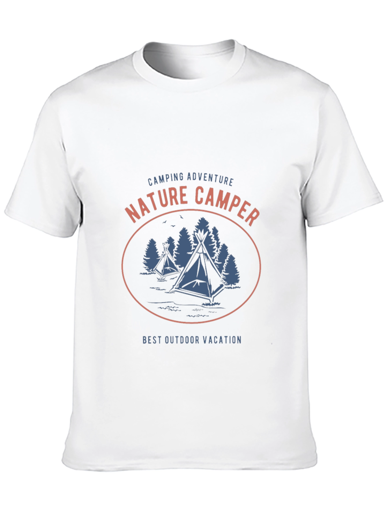 Black Nature Camper Graphic T-Shirt view 10