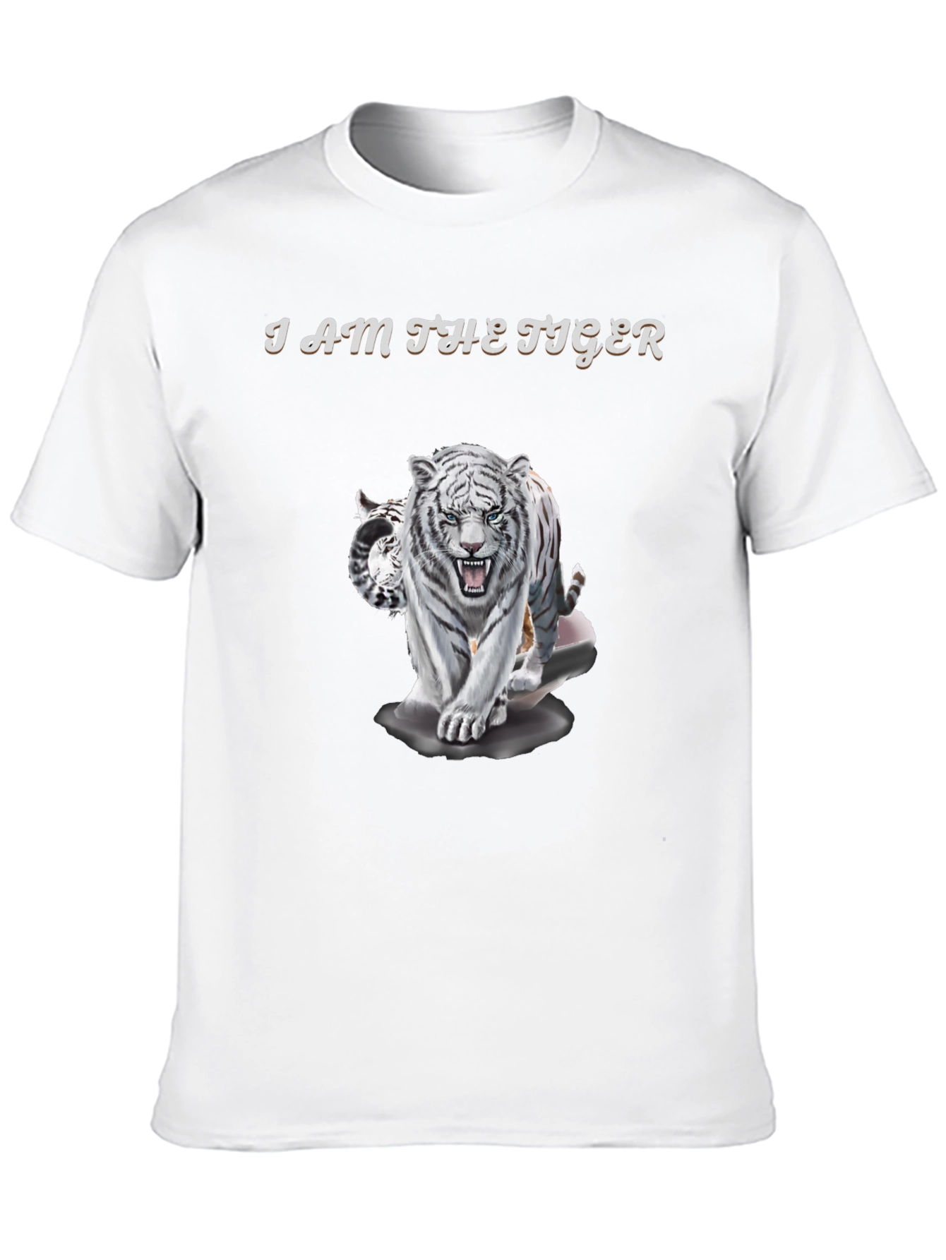 Black I Am The Tiger Graphic Tee view 10