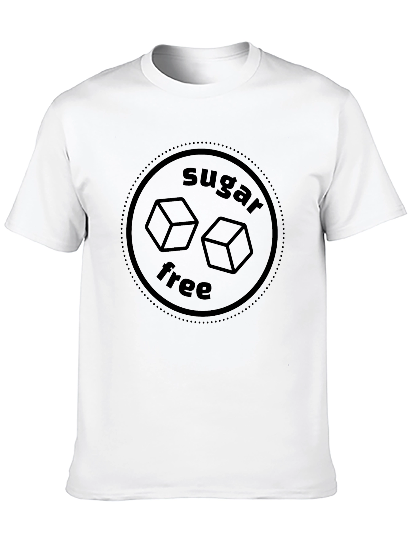 Sugar-Free Graphic Tee - Health Conscious - 10