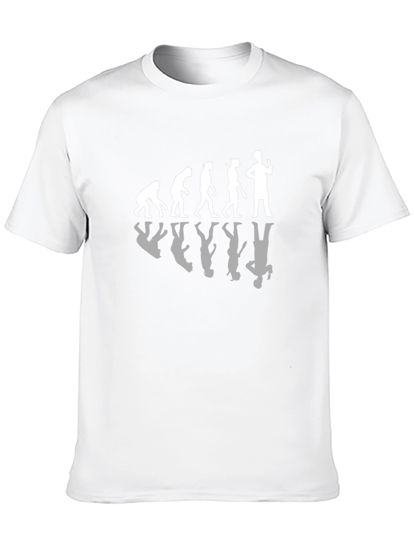 Black Evolution of a Chef T-Shirt - Black Cotton Blend view 10