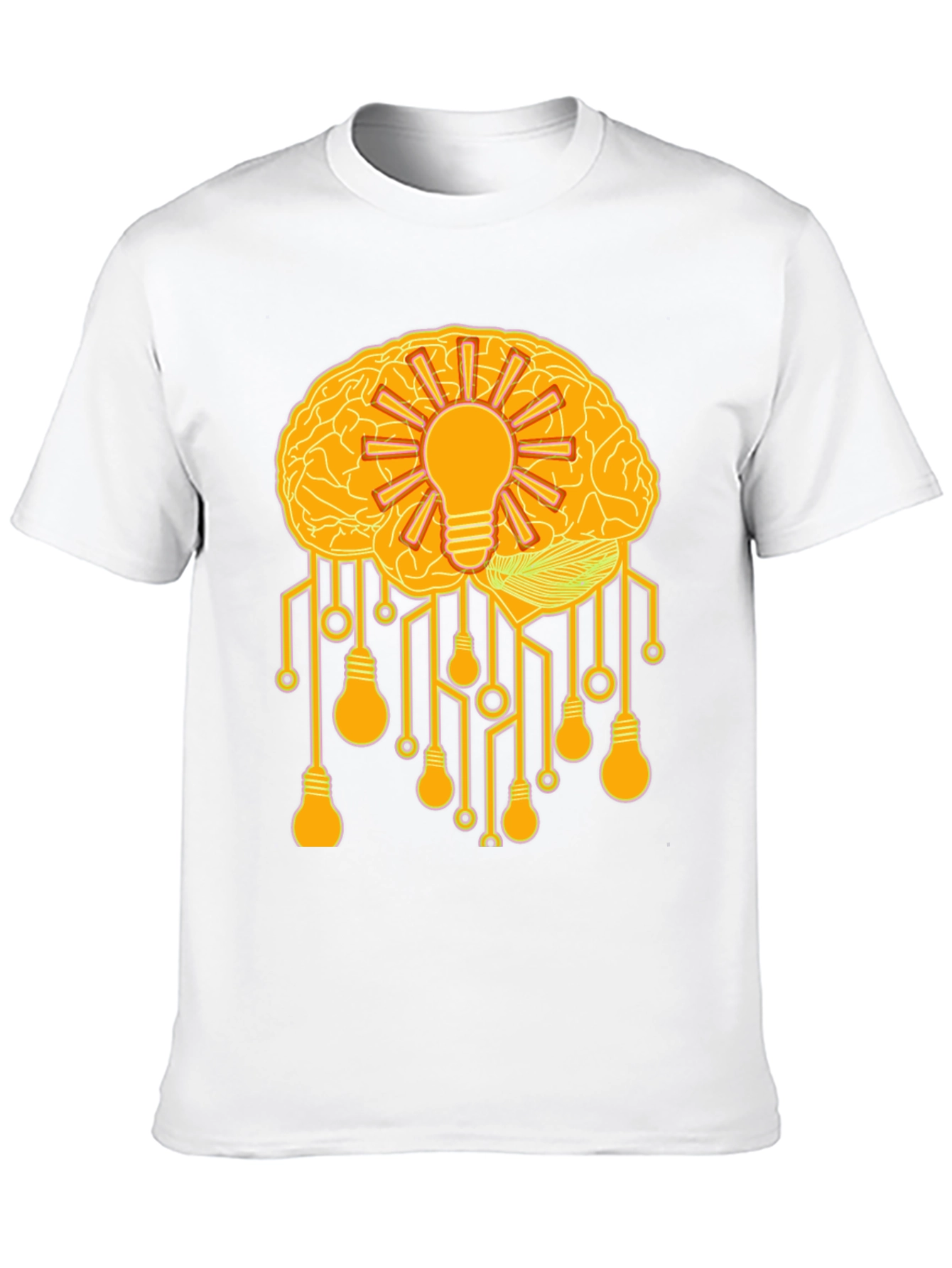 Black Brain Power T-Shirt - Idea Generator view 10