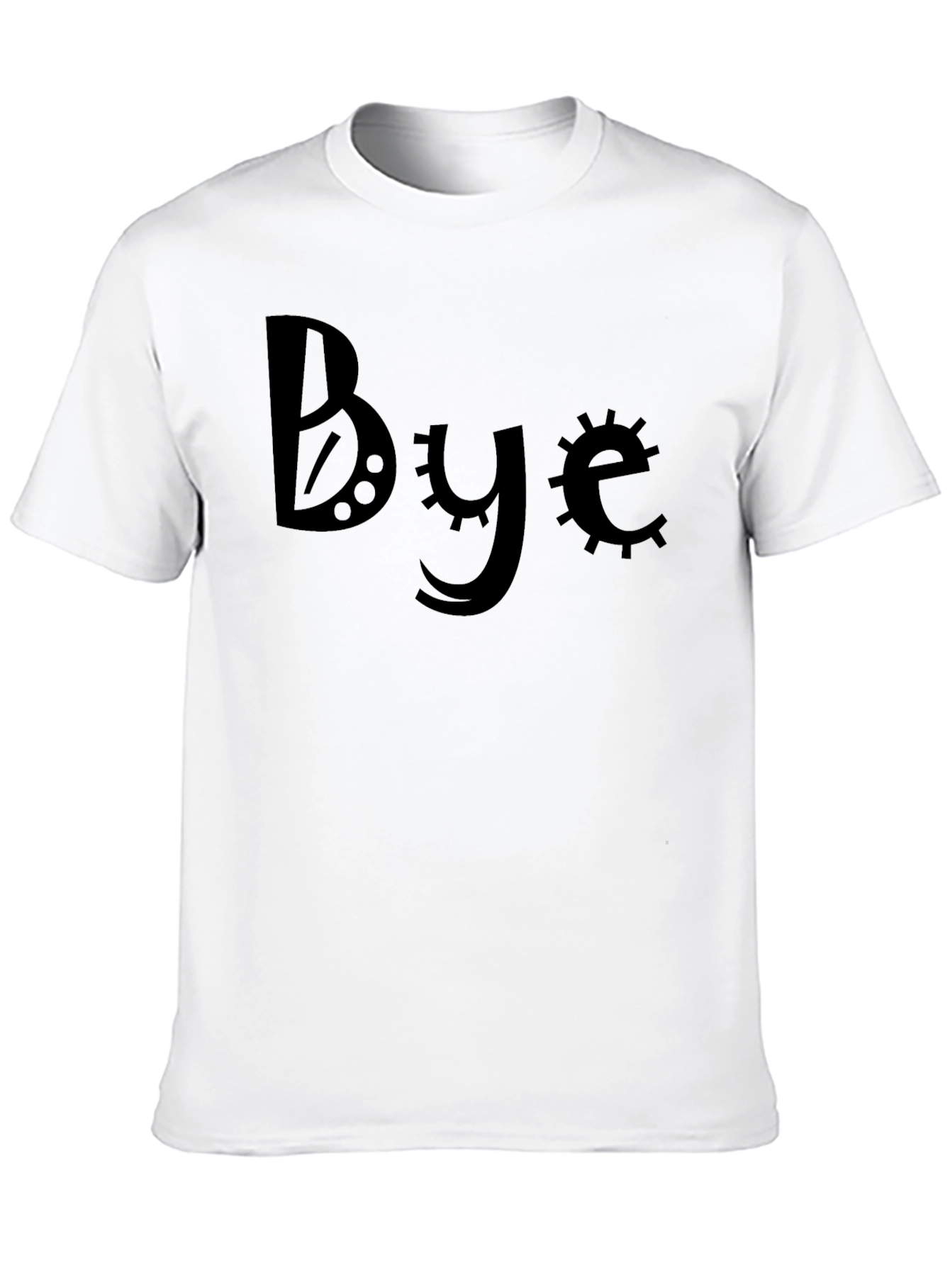 Black Bye Graphic Tee - Cool & Unique Design view 10