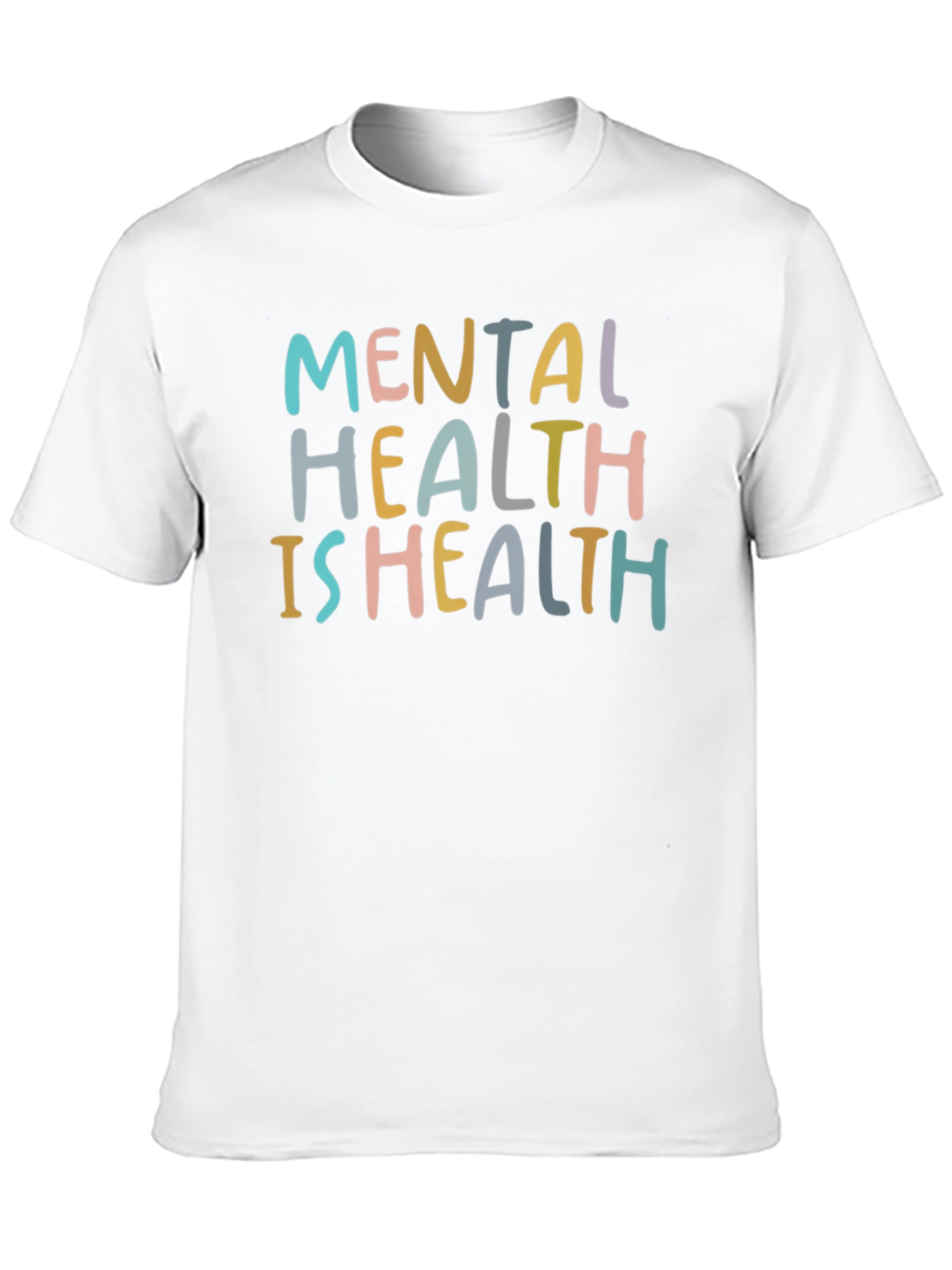 Black Mental Health is Health Graphic T-Shirt view 10