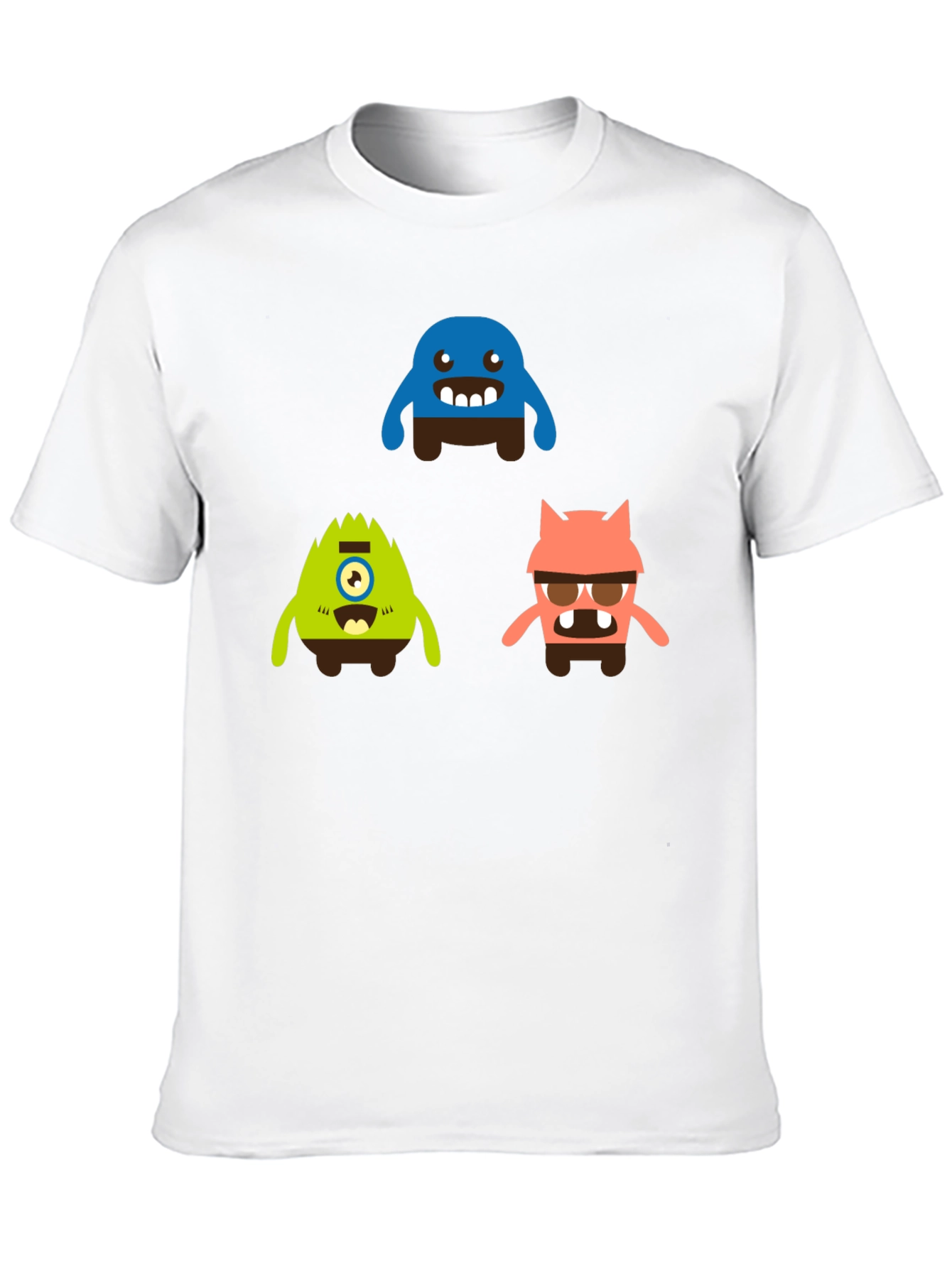 Black Monster Graphic Print Black T-Shirt view 10