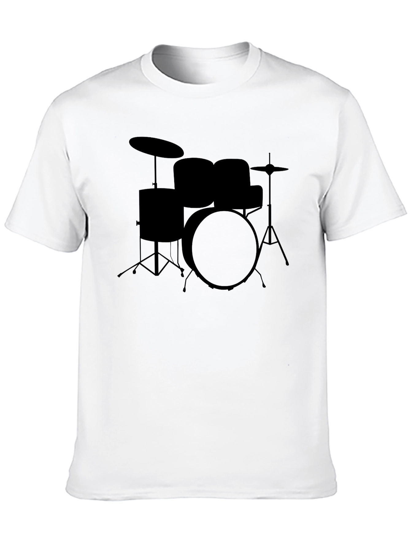 Drum Set Graphic Tee - Black T-Shirt - 10
