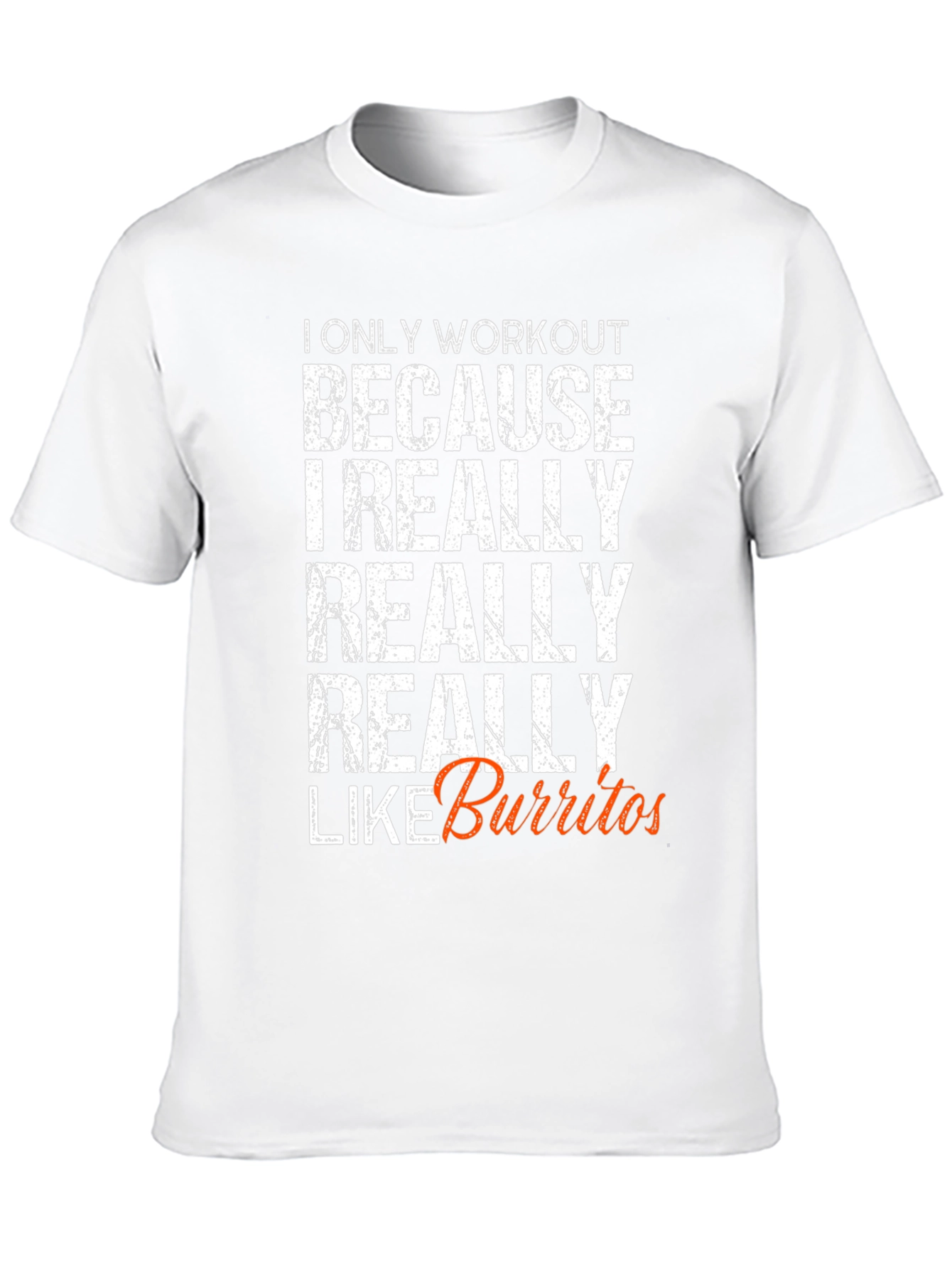 Black Workout for Burritos Funny T-Shirt view 10
