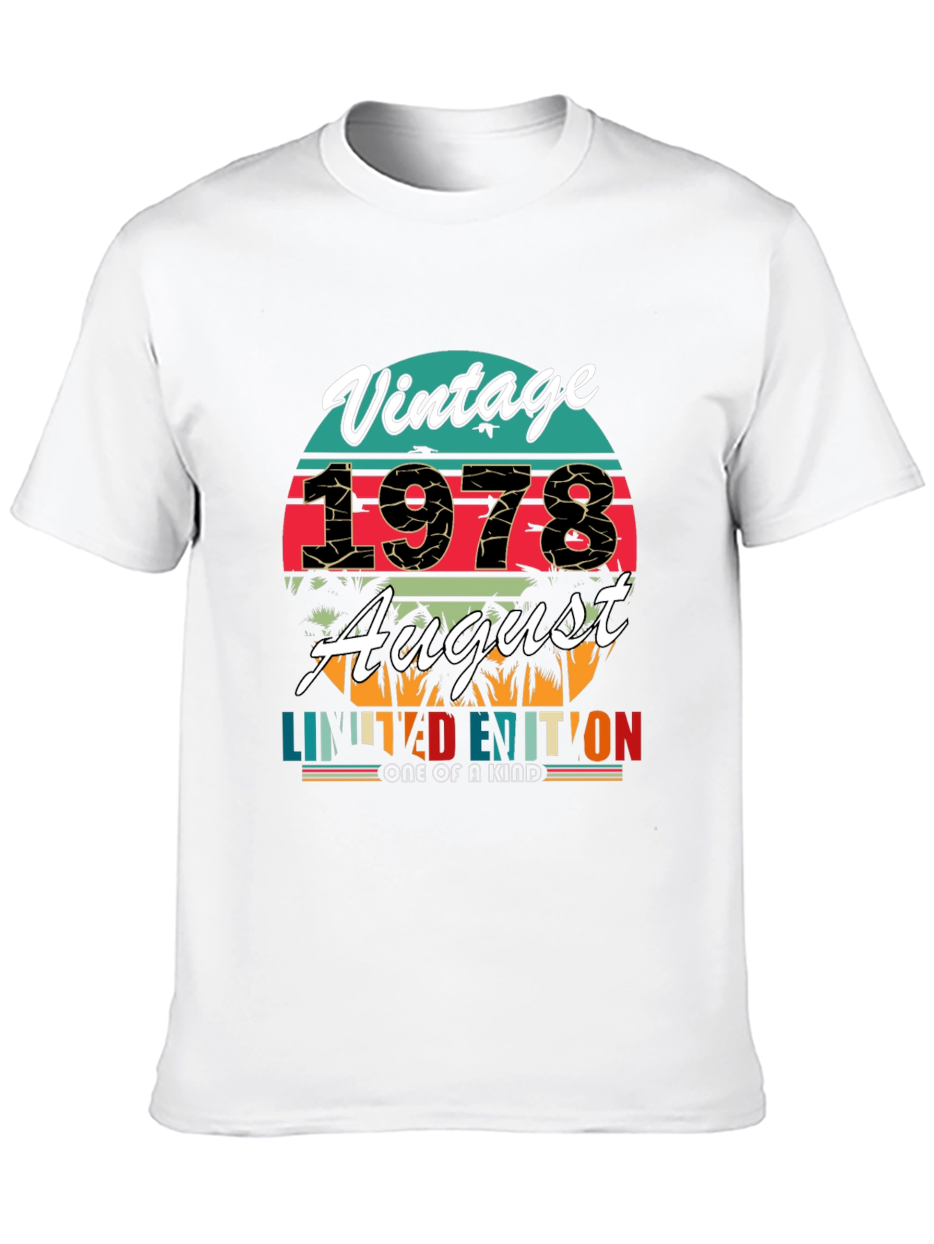 Black Vintage 1978 August Limited Edition T-Shirt view 10