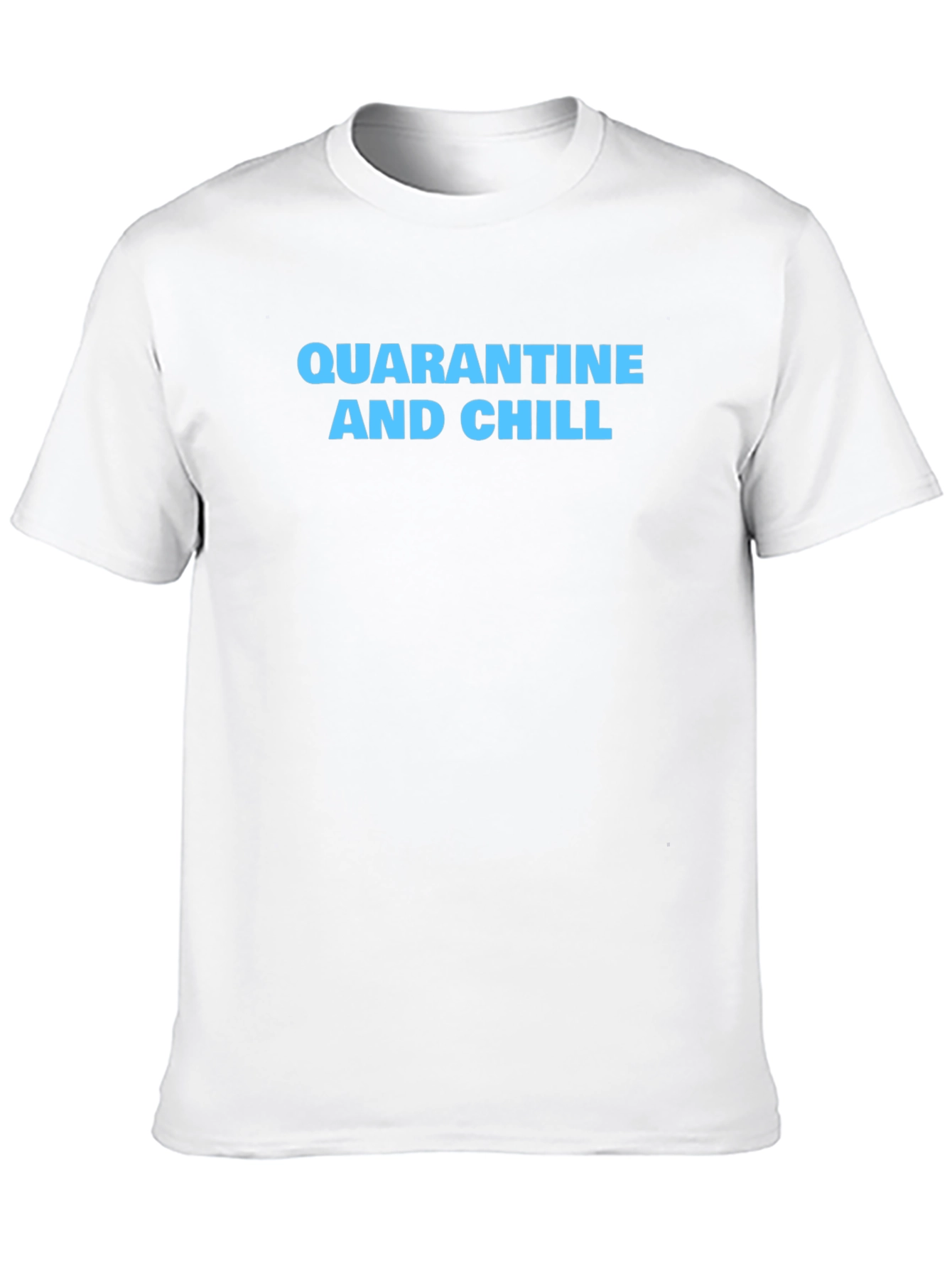 Black Quarantine and Chill Black T-Shirt view 10