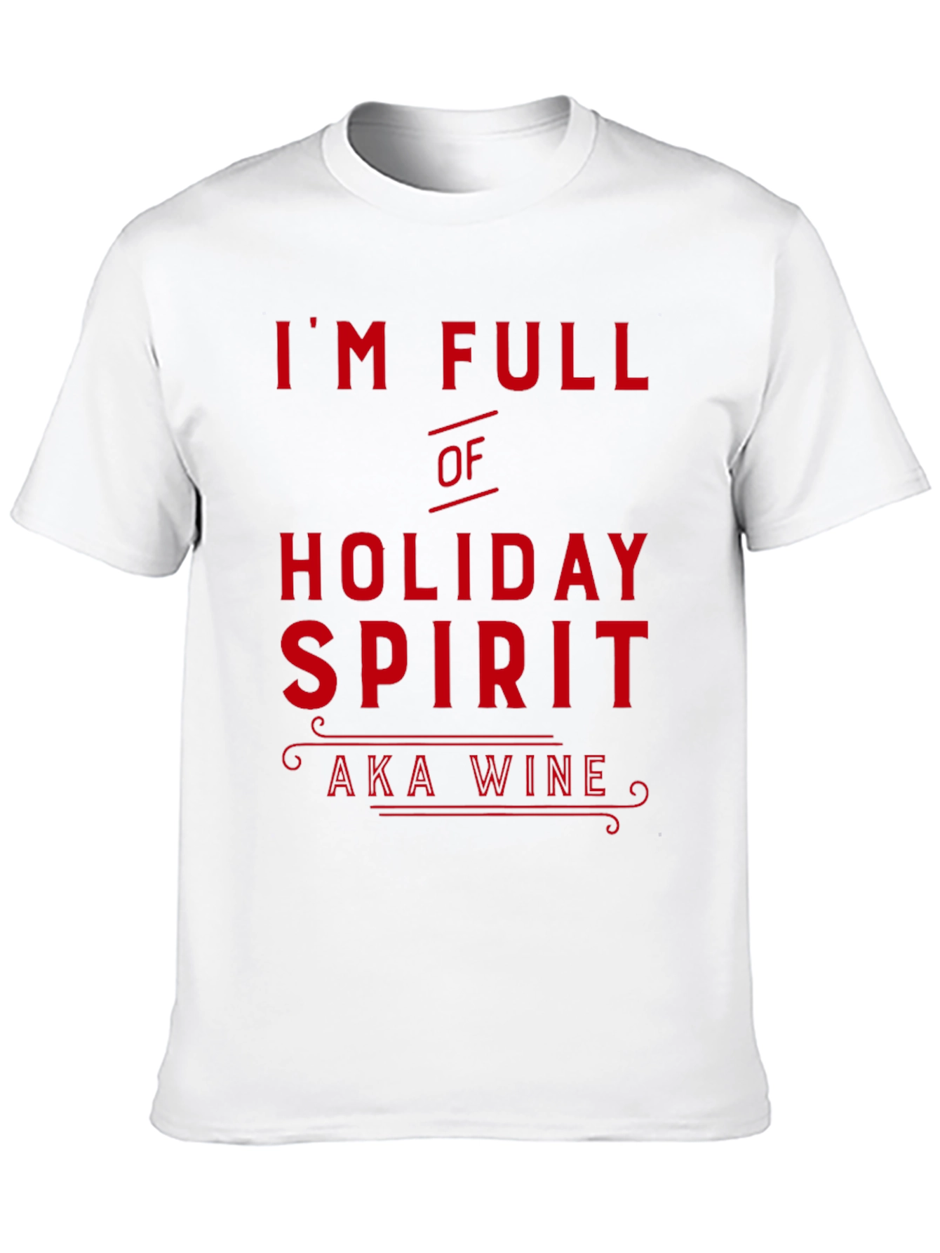 Black Holiday Spirit Wine Lover Black T-Shirt view 10