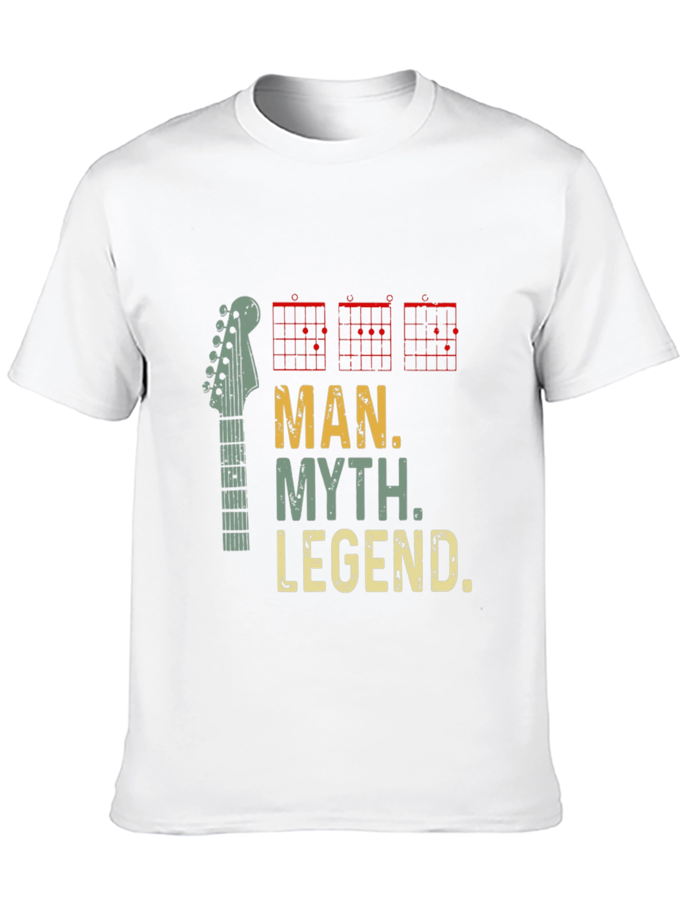 Black Man Myth Legend Guitar T-Shirt - Musician Tee view 10