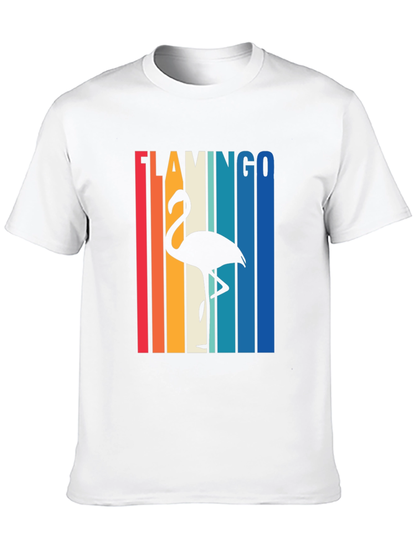 Black Retro Flamingo Graphic Tee view 10