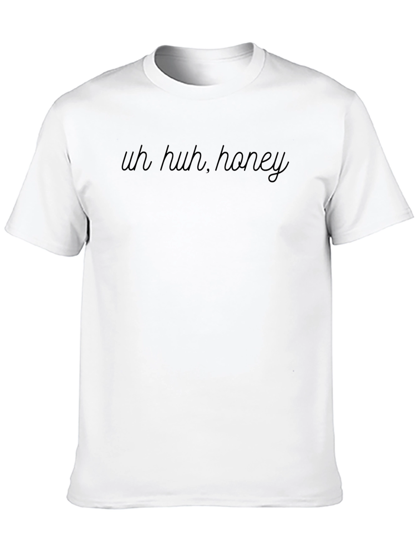 Black Uh Huh, Honey Graphic Tee - Modern Casual Style view 10
