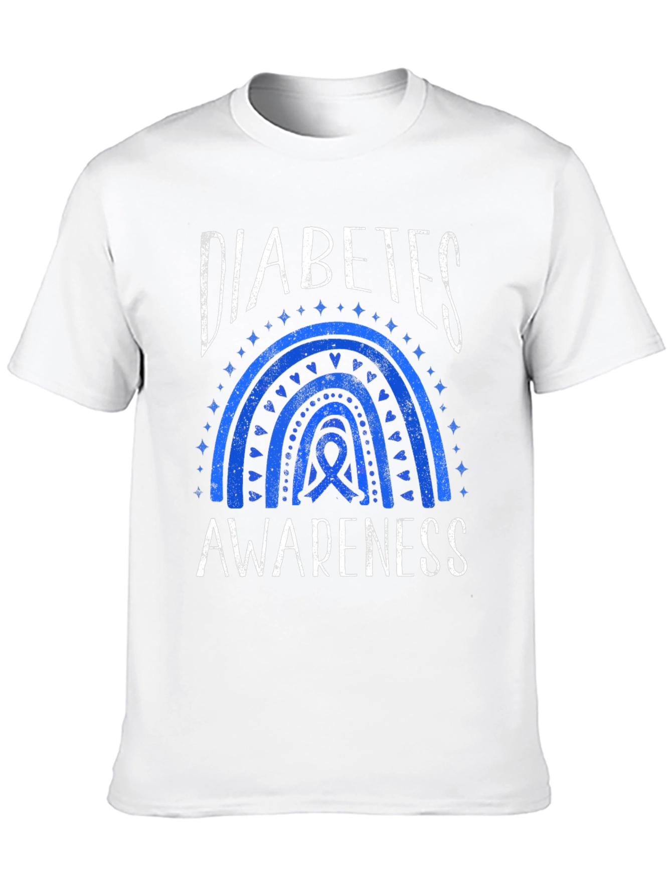 Black Diabetes Awareness Graphic T-Shirt view 10