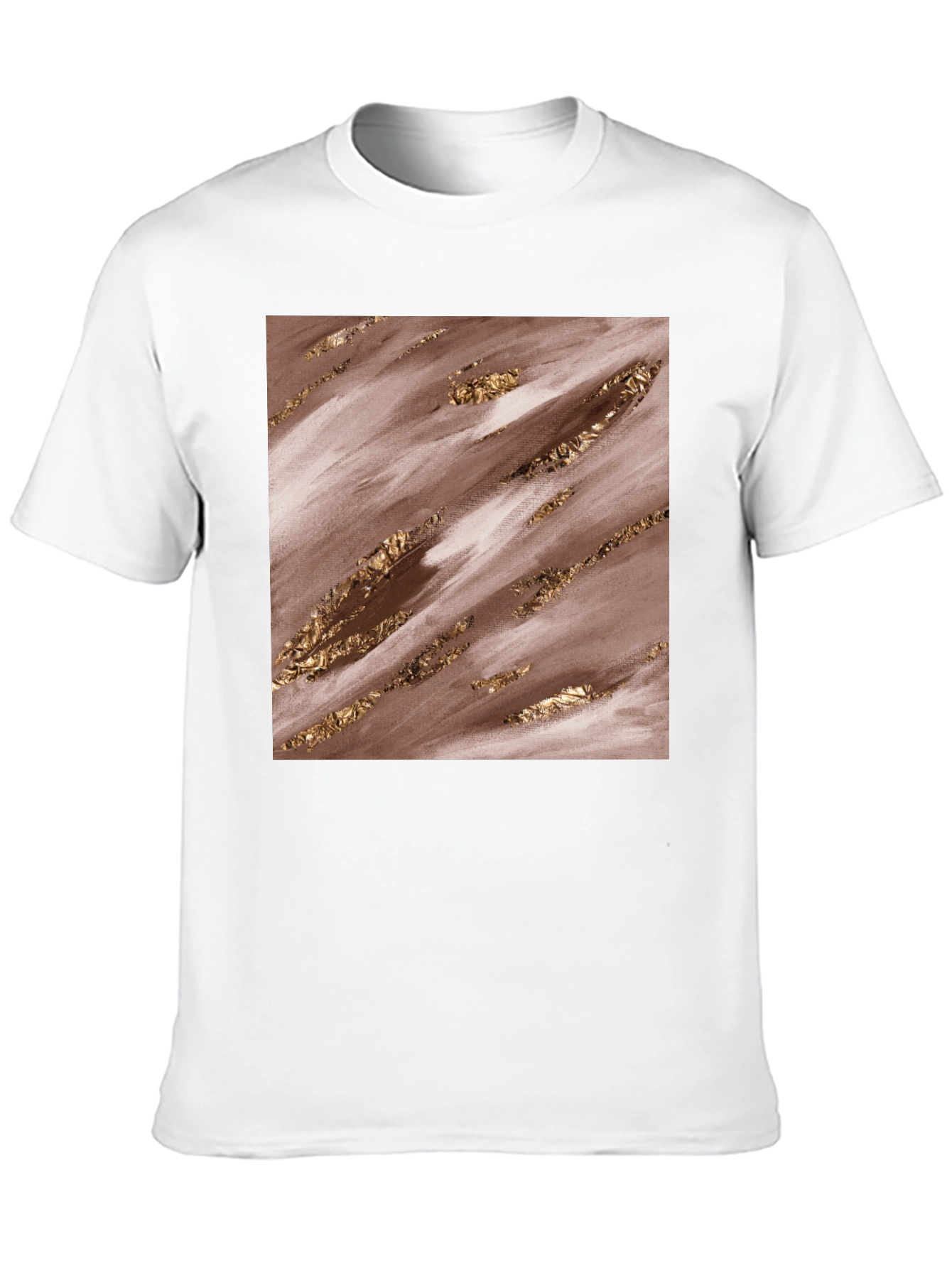 Black Abstract Art Graphic Tee - Trendy Casual Shirt view 10