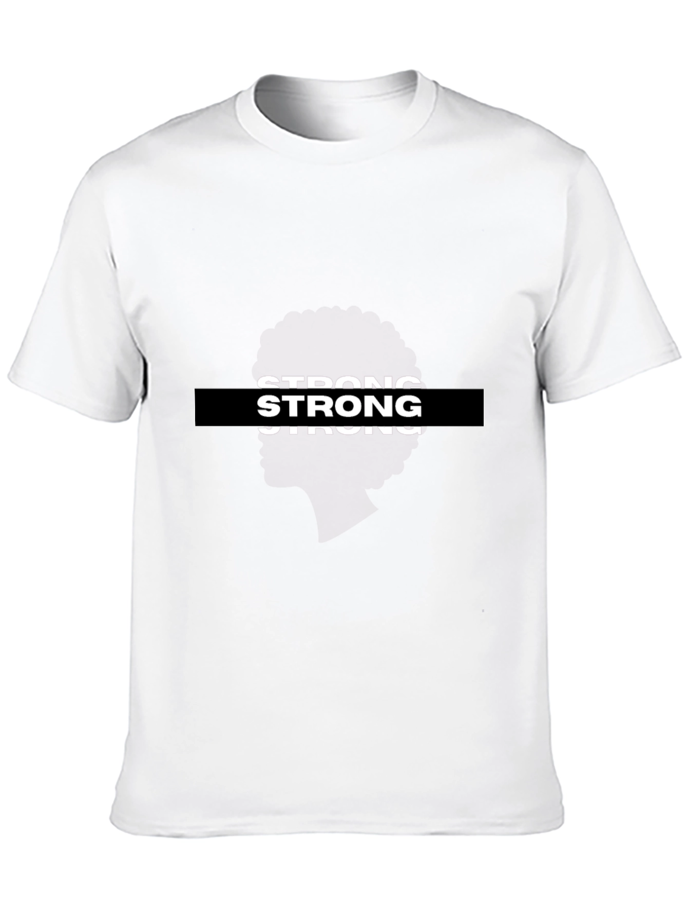 Black Strong Graphic Black T-Shirt view 10
