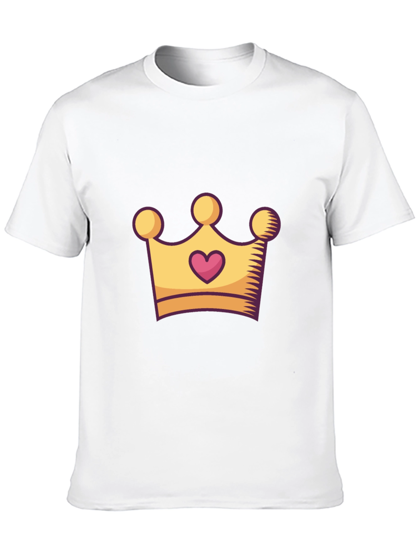 Black King/Queen Crown Graphic Tee - Stylish Unisex Black T-Shirt view 10