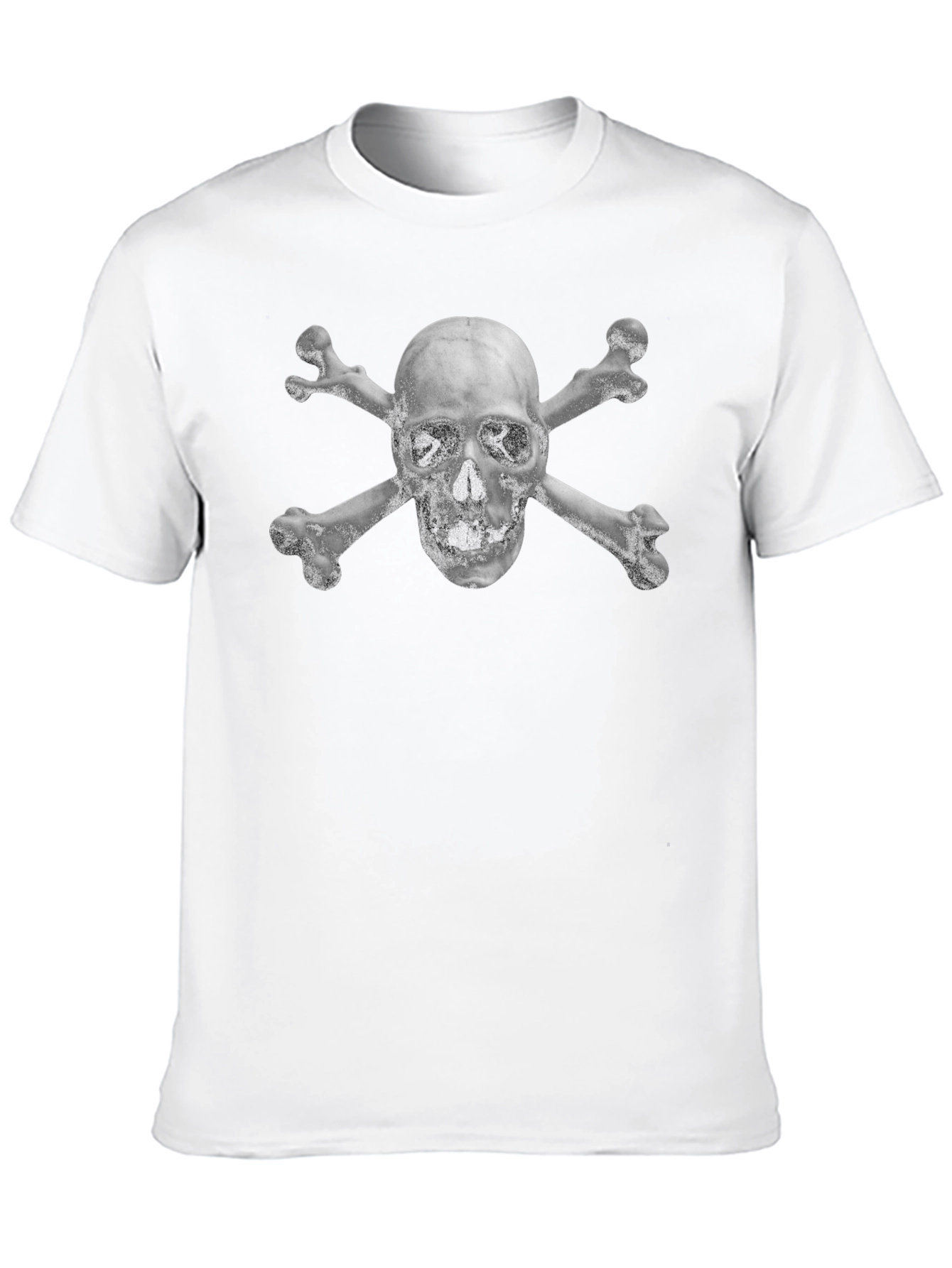 Black Skull & Crossbones Graphic Tee - Black view 10