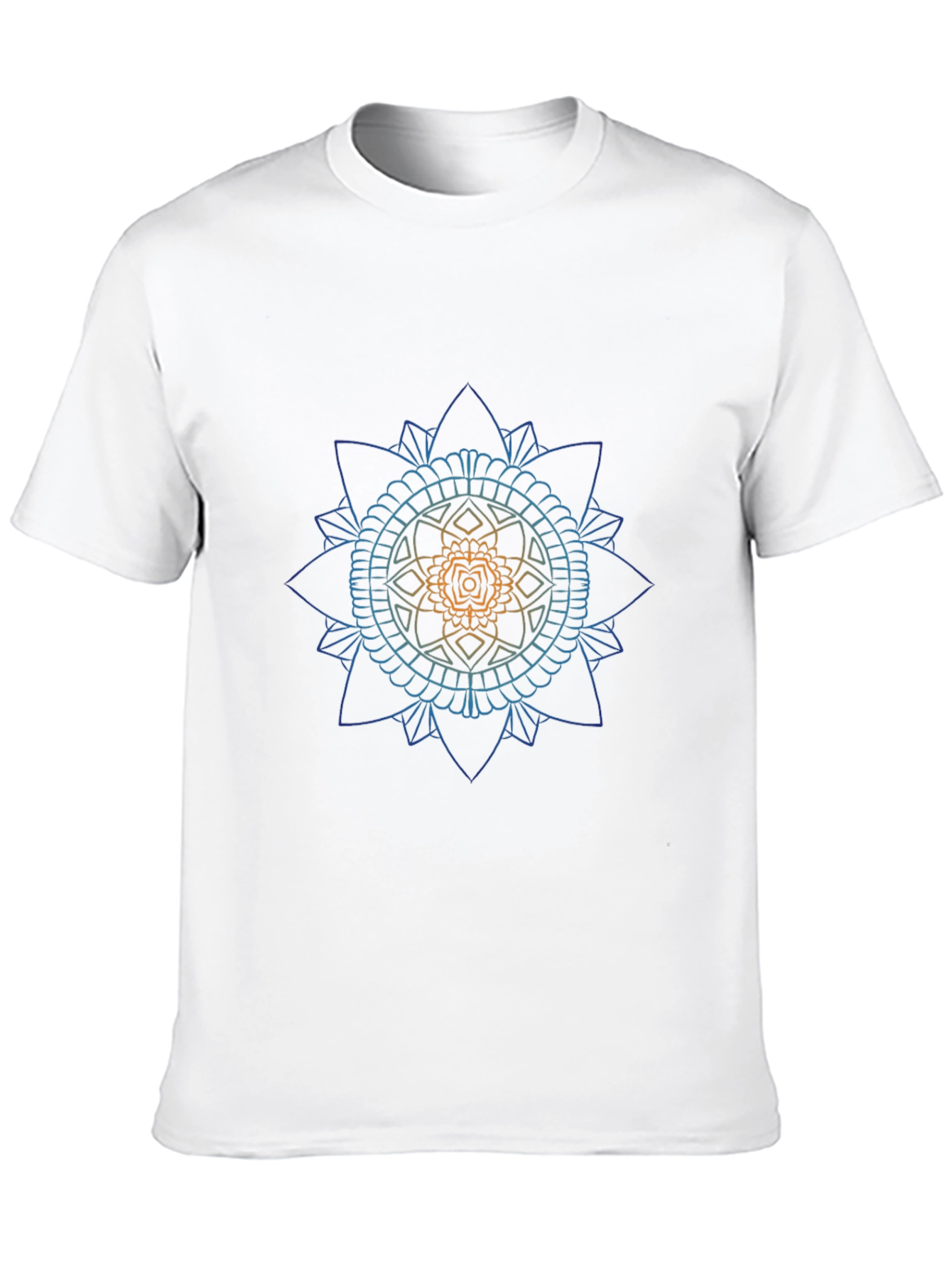 Black Mandala Graphic Print Tee - Black view 10
