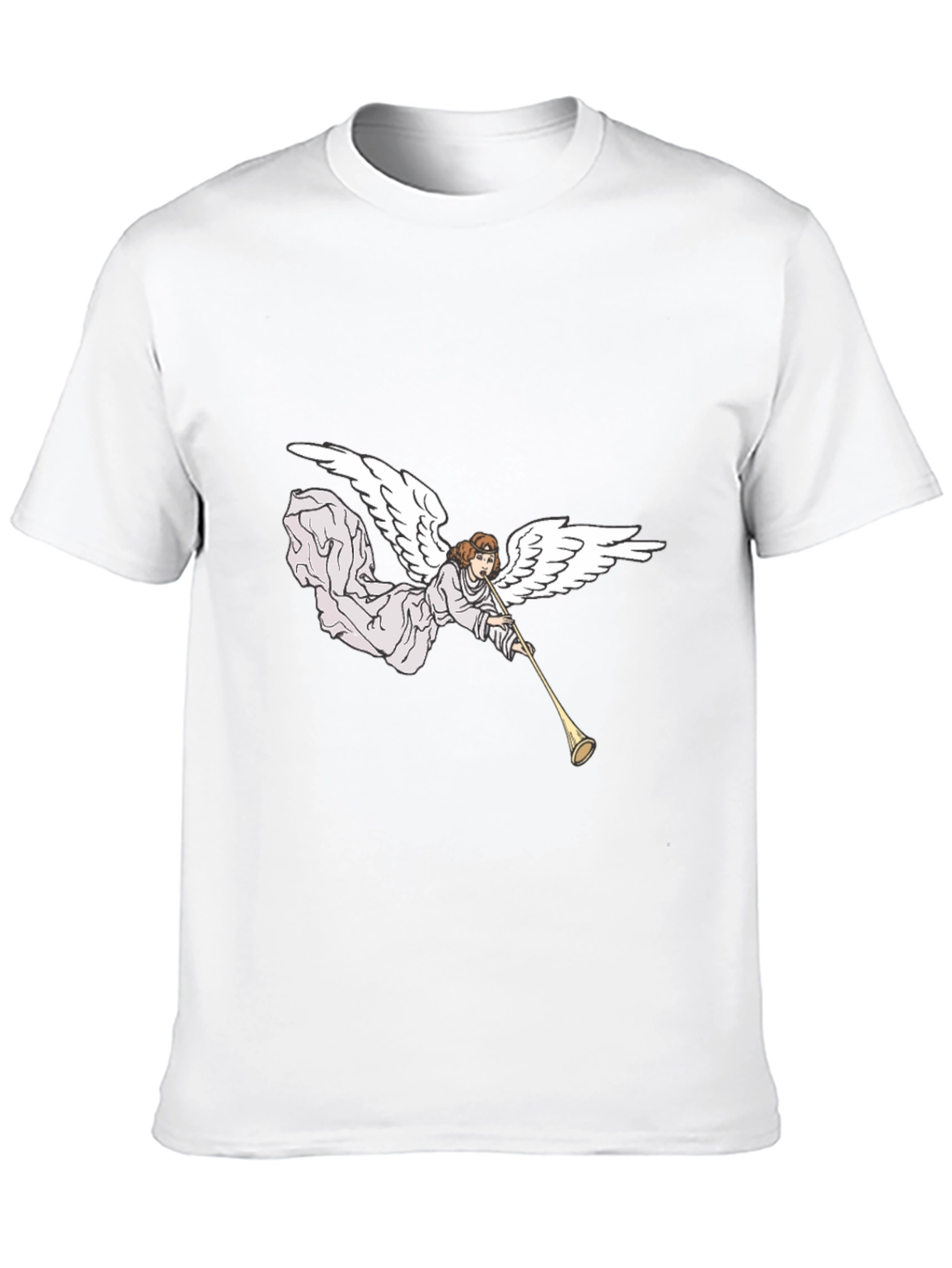 Black Angel Trumpet Black Graphic Tee view 10