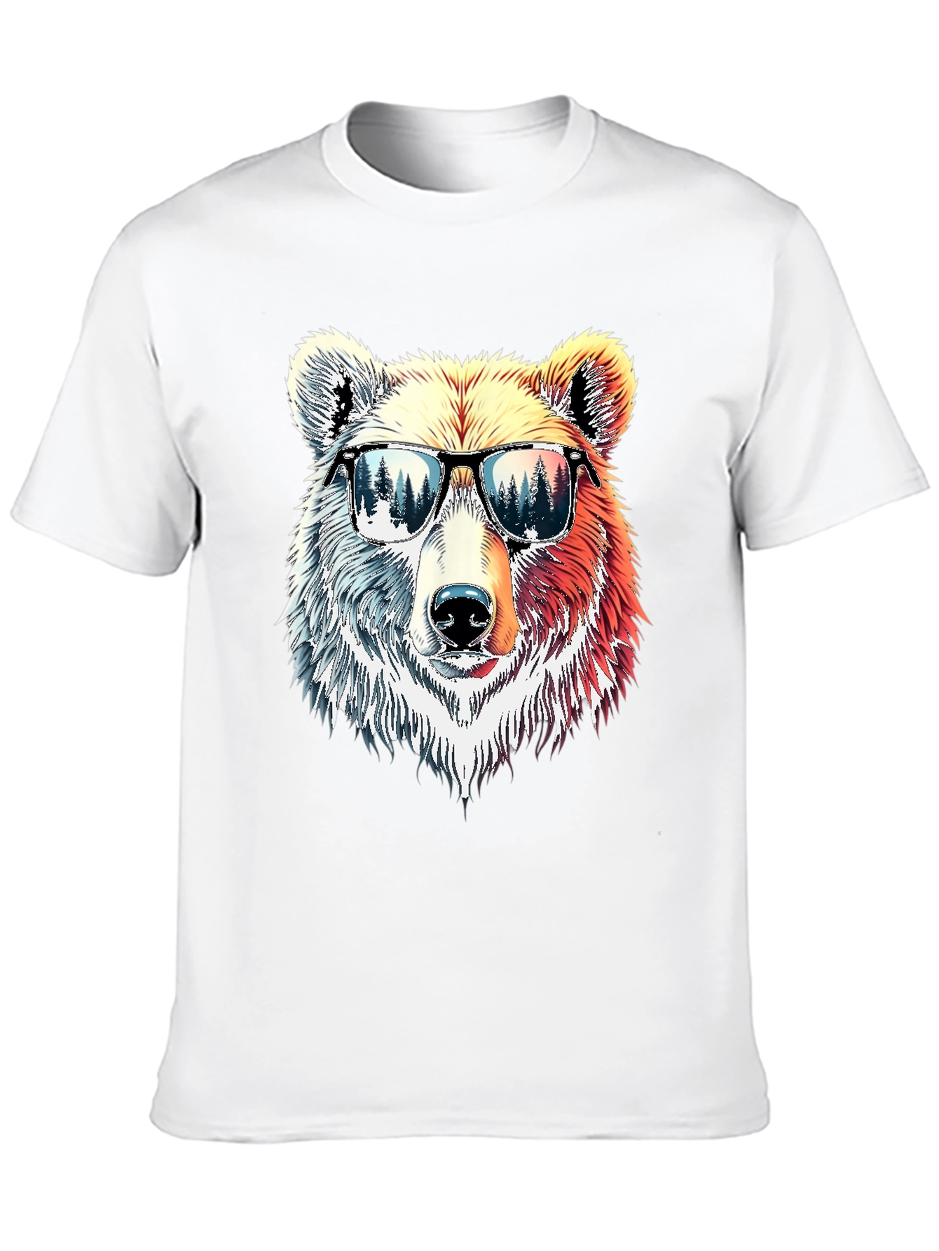 Black Cool Bear Graphic T-Shirt view 10