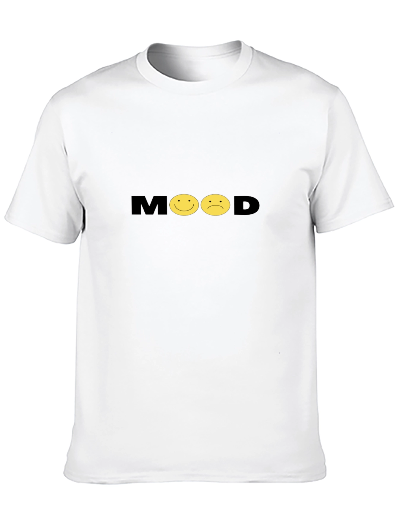 Black Mood Graphic Tee - Casual Black T-Shirt view 10