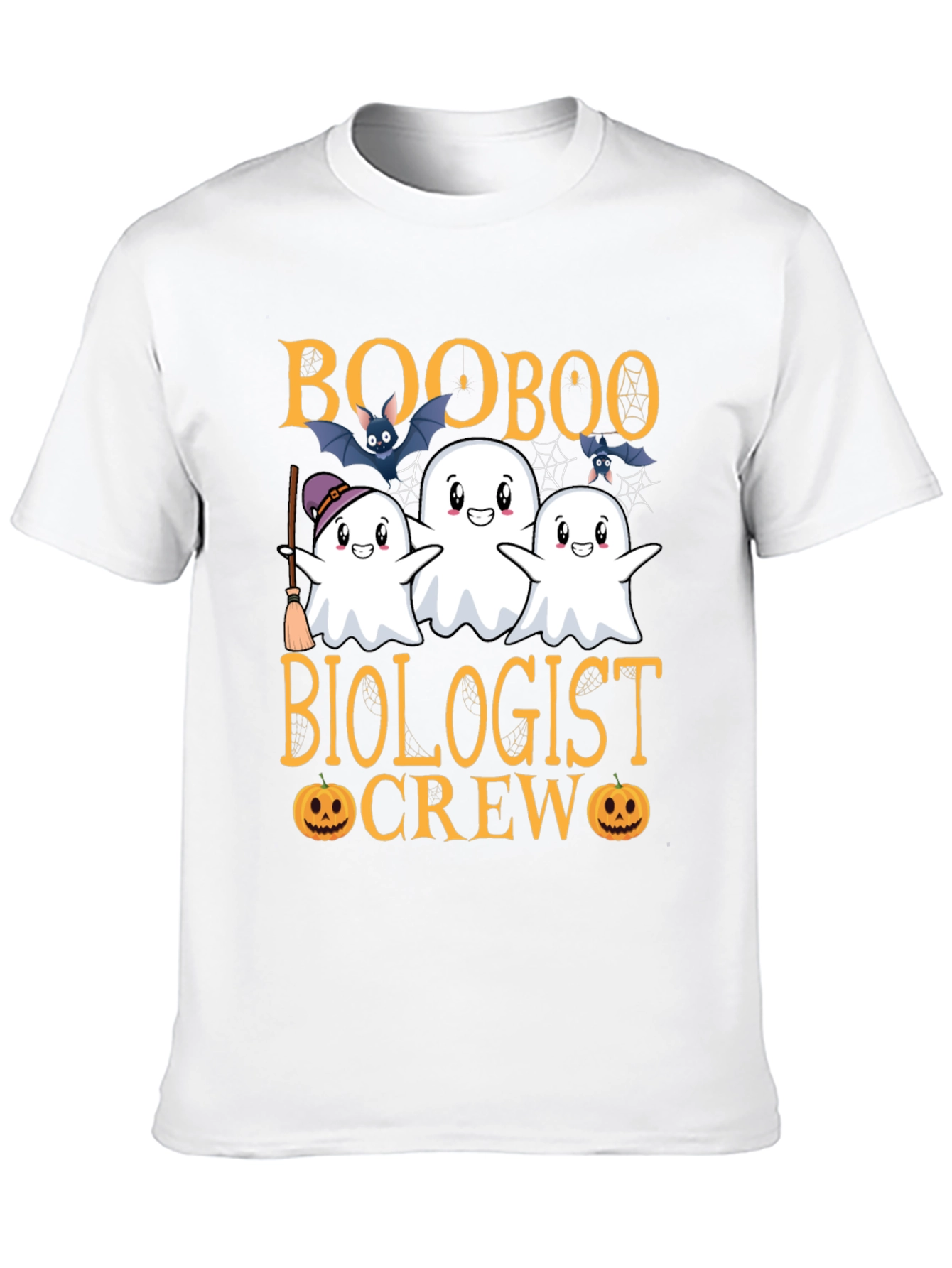 Black Booboo Biologist Crew Halloween T-Shirt view 10