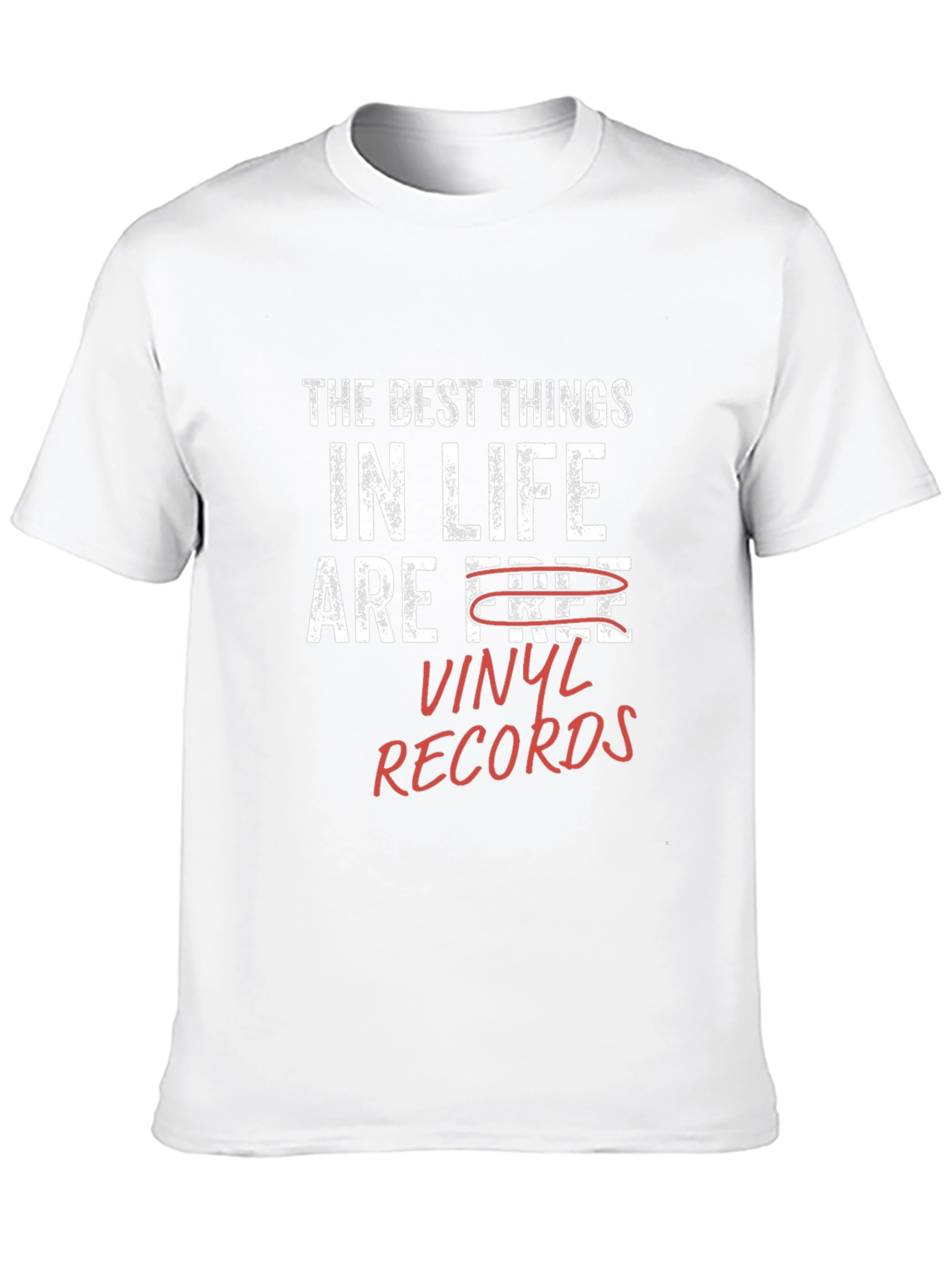 Black Vinyl Records T-Shirt - The Best Things in Life Are Vinyl view 10