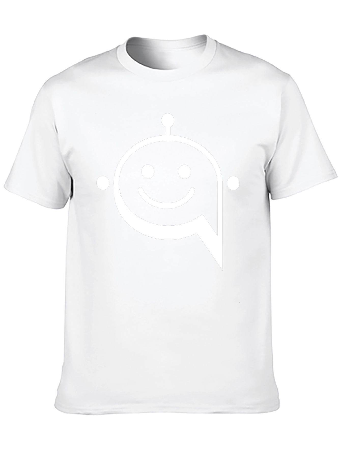 Black Robot Chat T-Shirt - Black Graphic Tee view 10