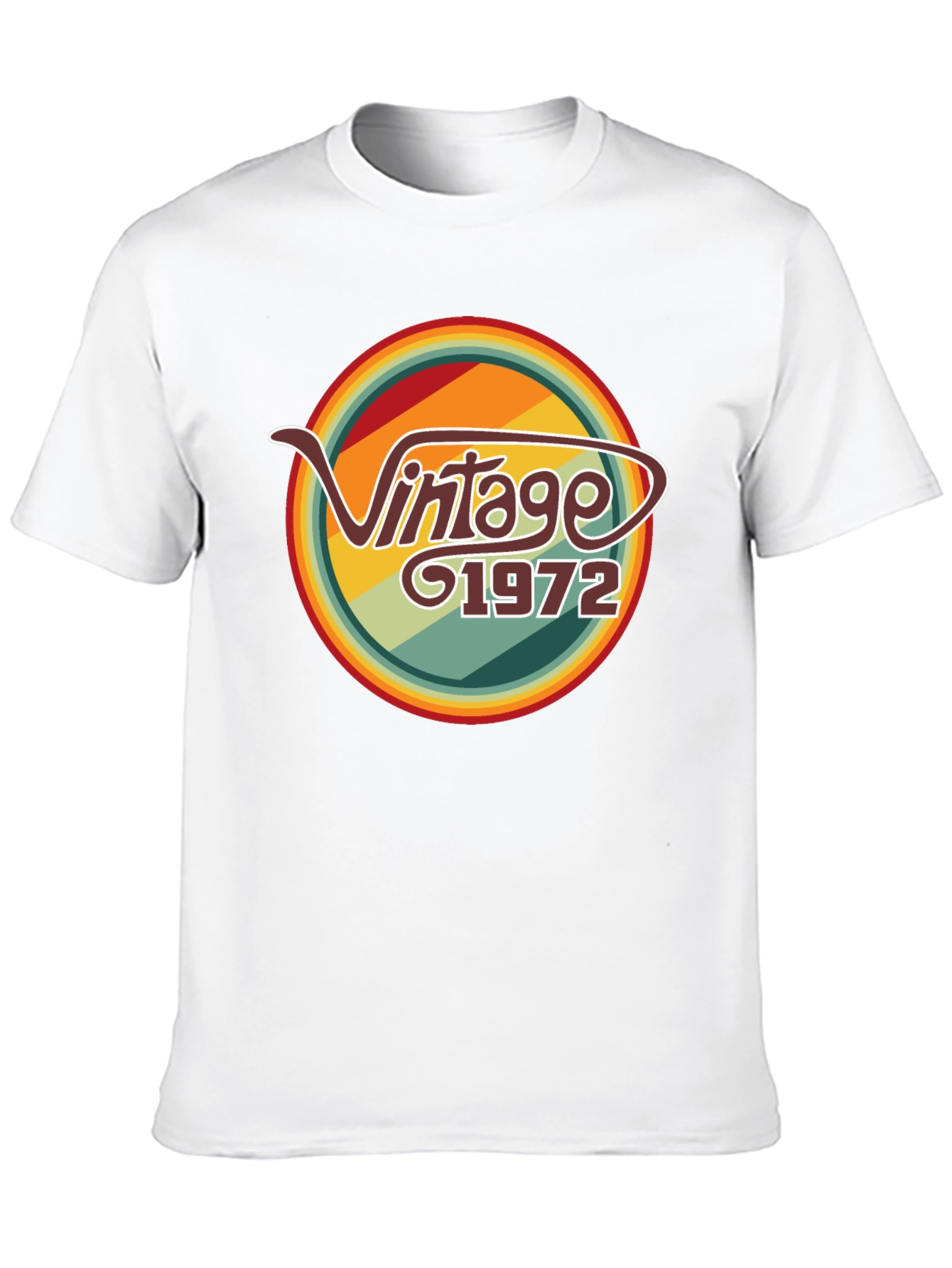 Black Vintage 1972 Retro T-Shirt view 10