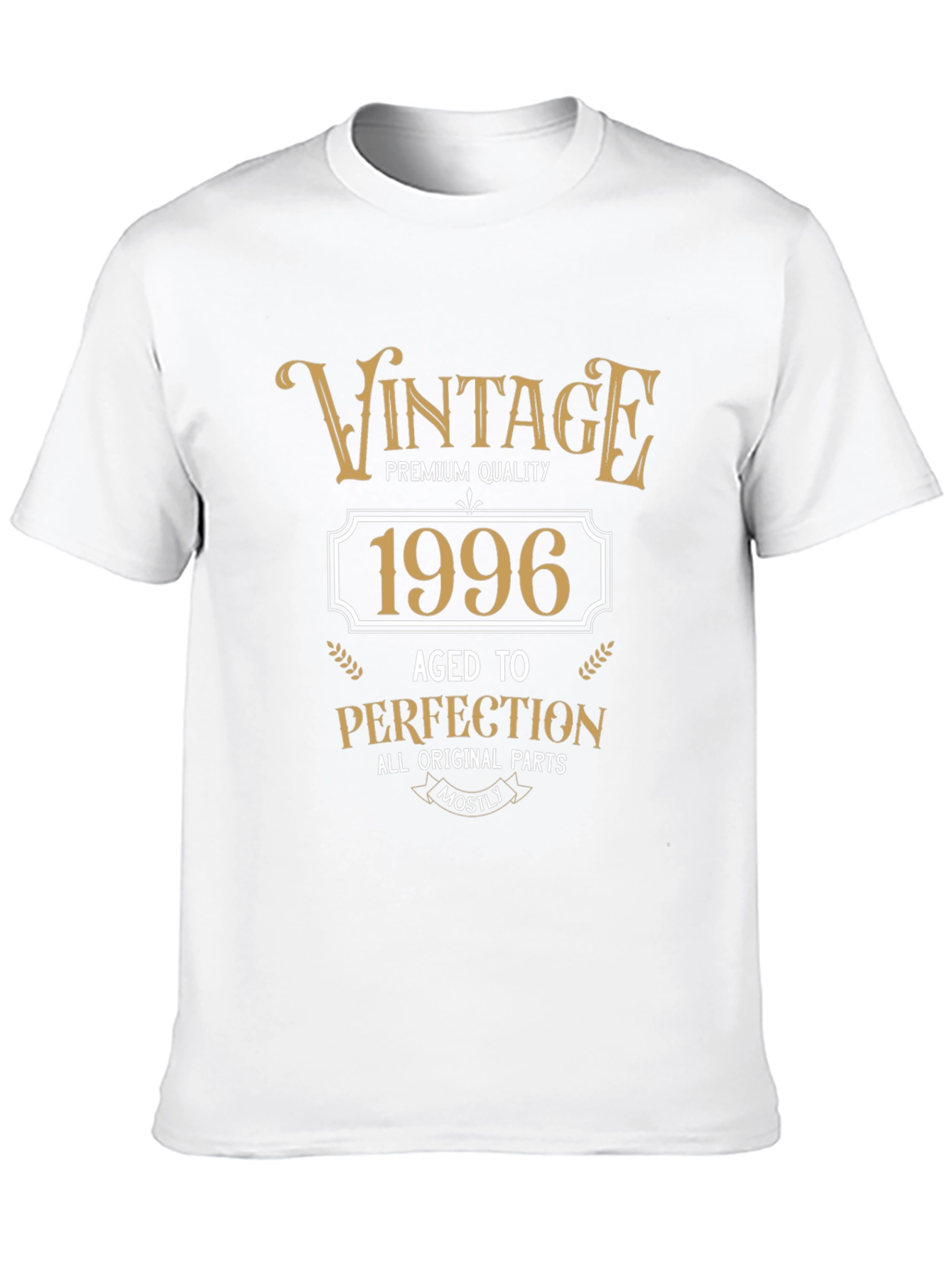 Black Vintage 1996 Aged To Perfection Graphic T-Shirt view 10