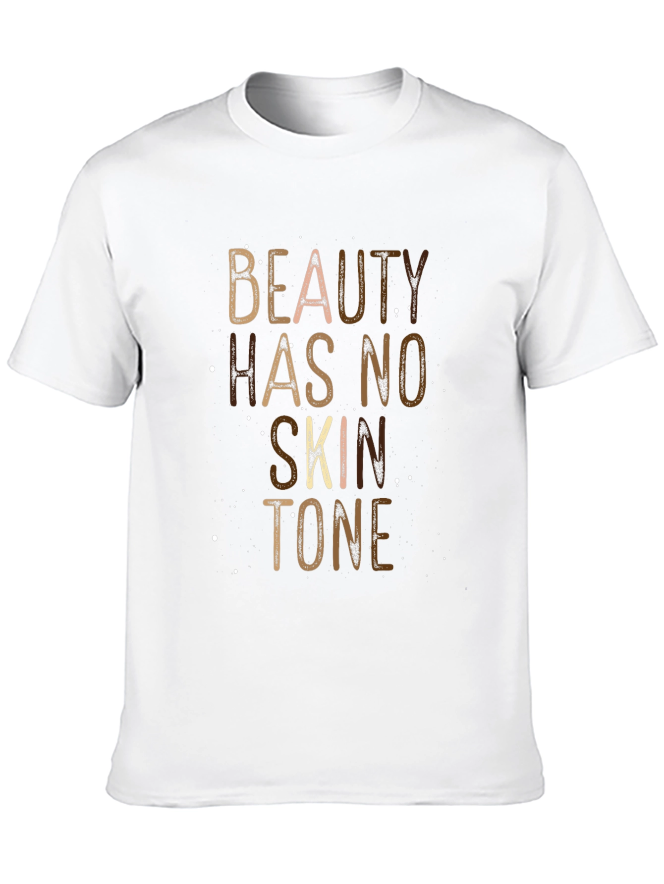 Black Beauty Has No Skin Tone Graphic Tee - Unisex Black T-Shirt view 10