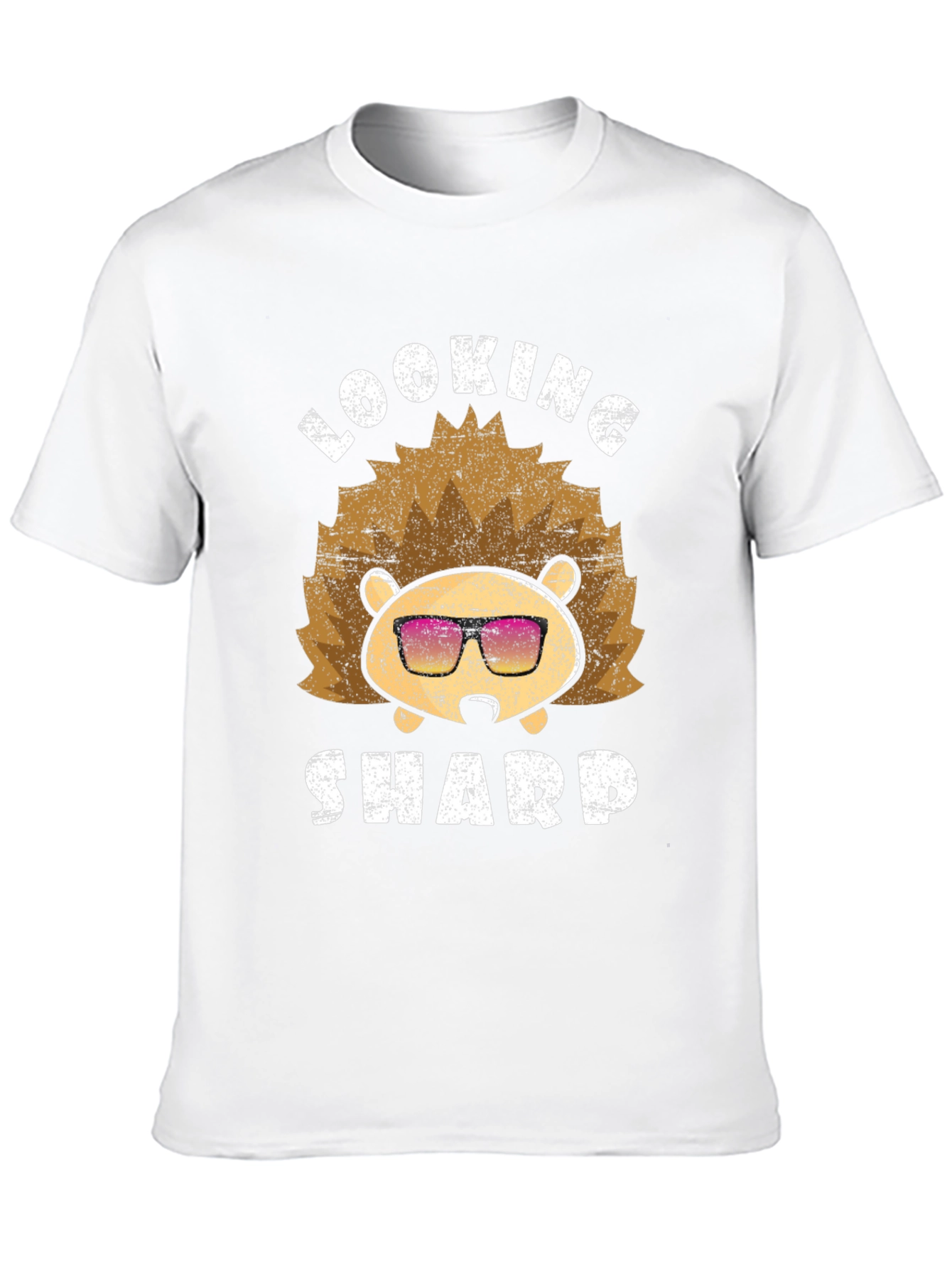 Black Looking Sharp Hedgehog Graphic Tee view 10