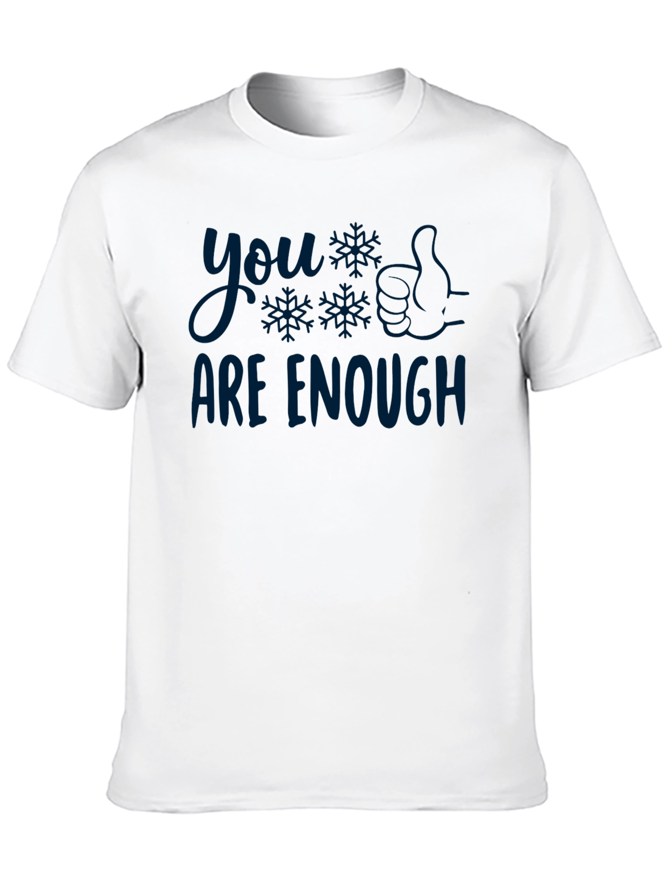 Black You Are Enough T-Shirt - Comfort & Style view 10
