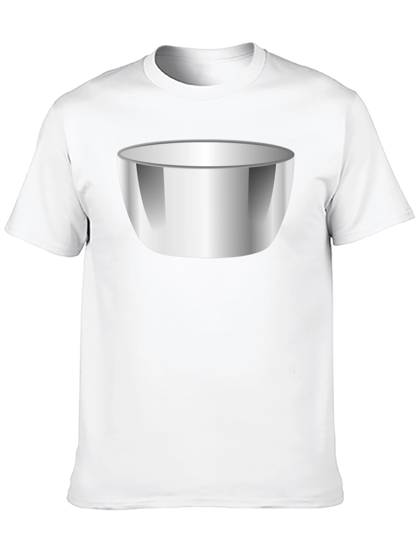 Black Bowl Graphic T-Shirt - Black Cotton Tee view 10