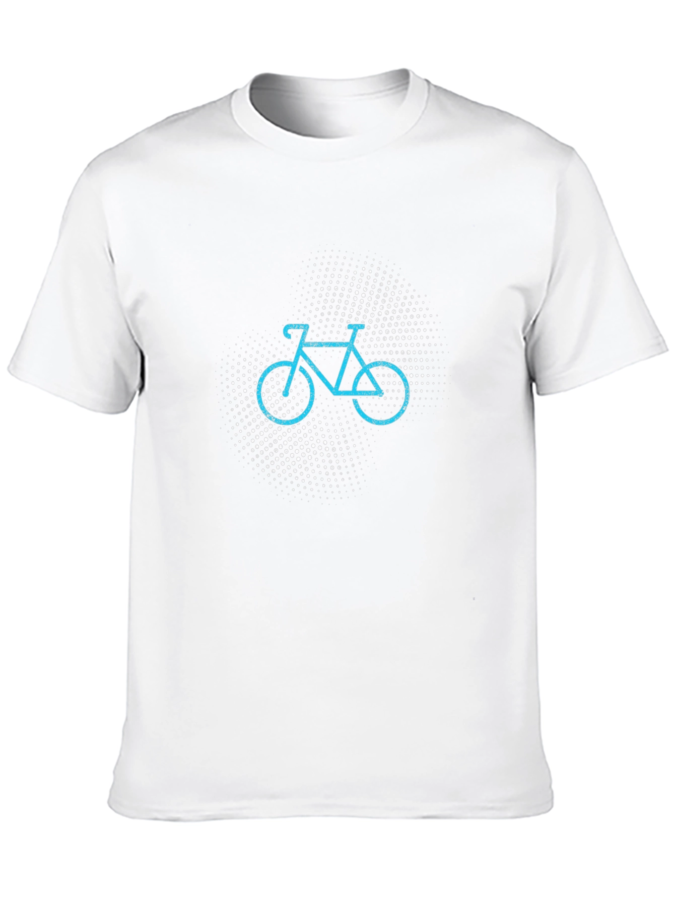 Black Cool Bicycle Graphic Tee - Men's Black T-Shirt view 10