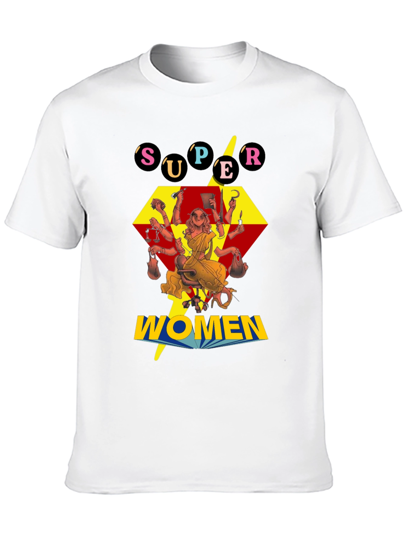 Super Women Graphic Tee - Empowering Design - 10