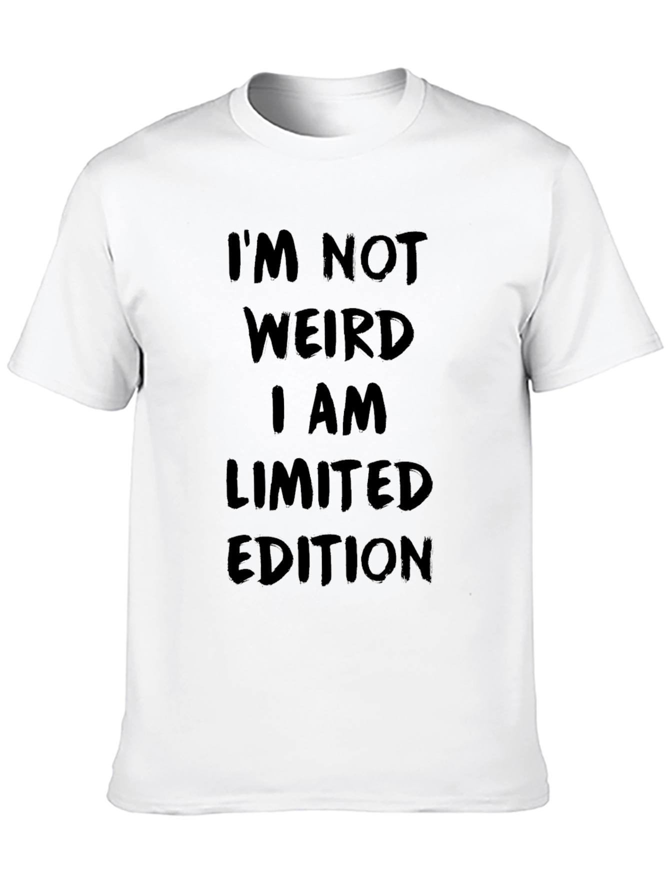 Black Limited Edition Graphic Tee - Novelty Slogan T-Shirt view 10