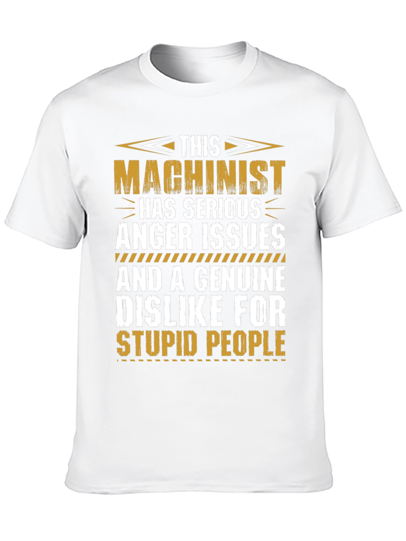 Black Machinist Anger Issues T-Shirt view 10