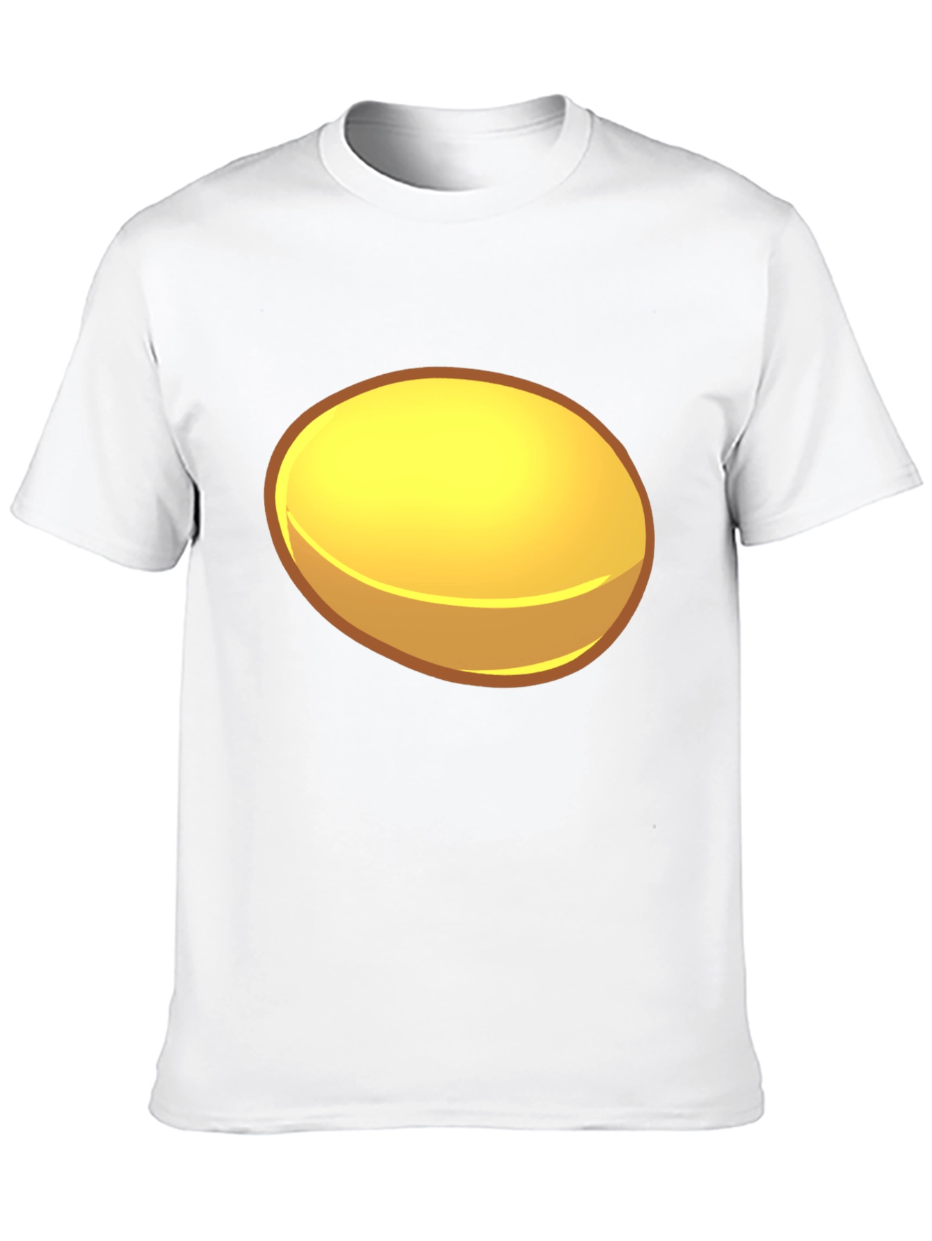 Black Shiny Oval Graphic Tee - Bold & Unique Design view 10