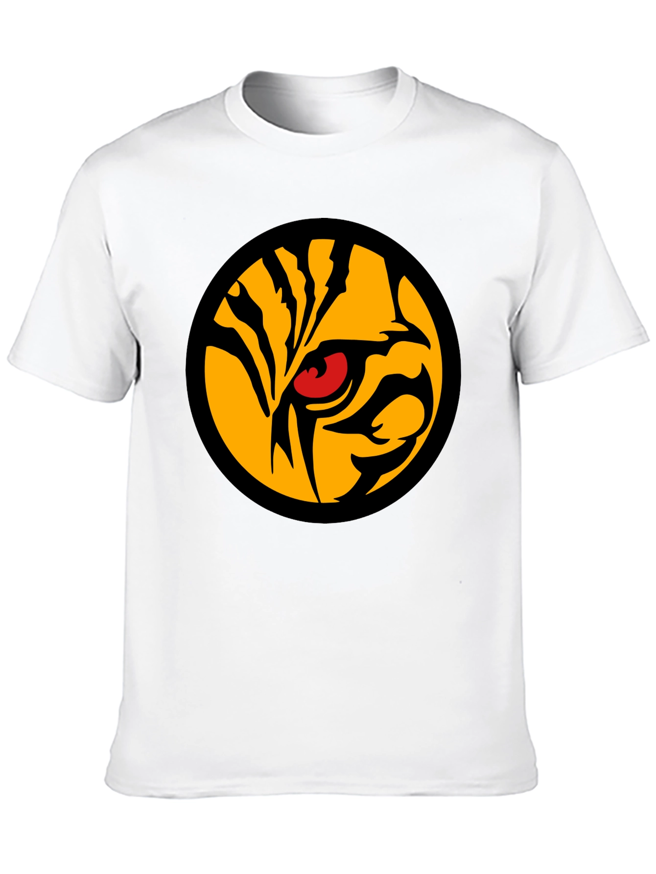 Black Tiger Eye Graphic Tee - Men's Black T-Shirt view 10